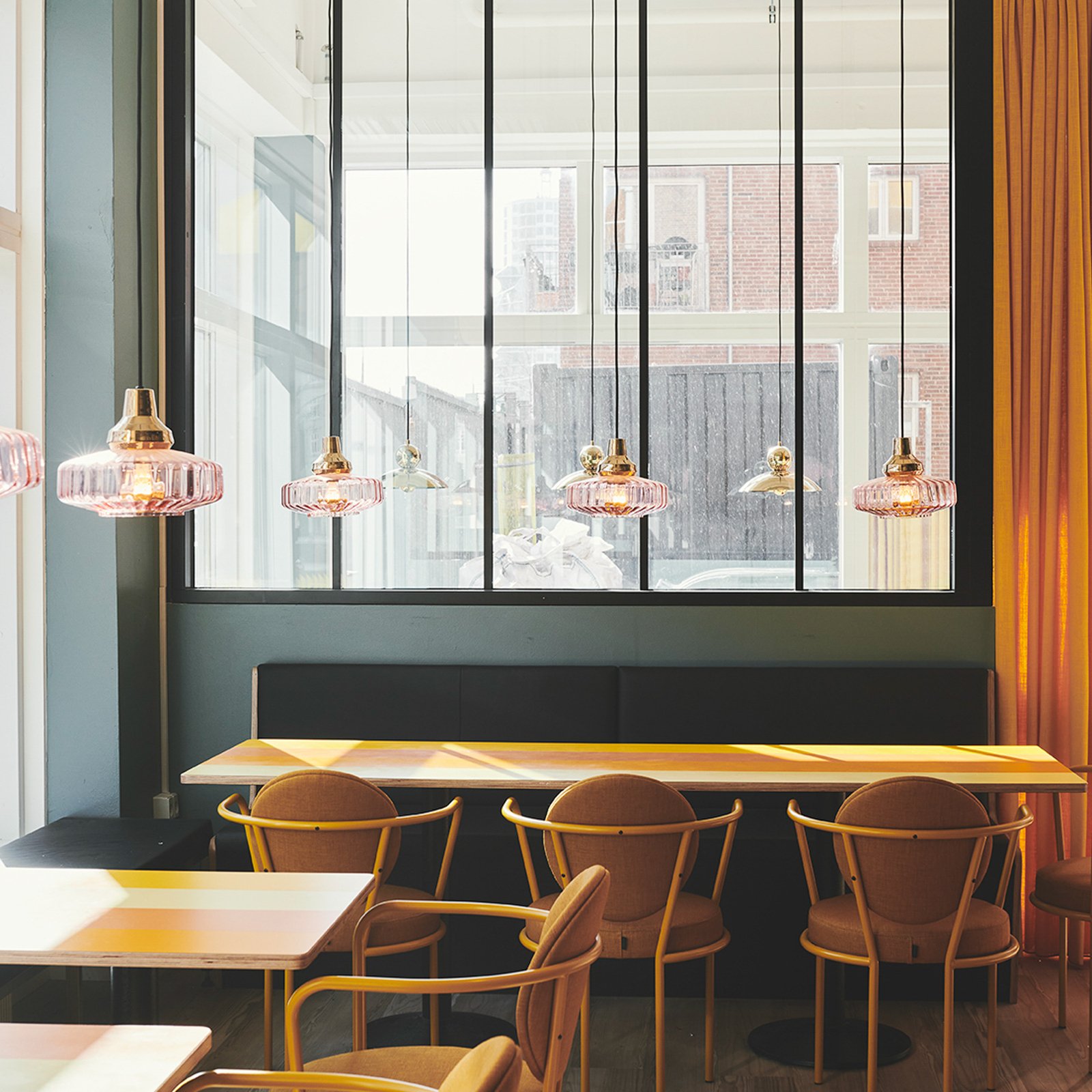 New Wave Optic Hanglamp Rose/Gold - Design By Us