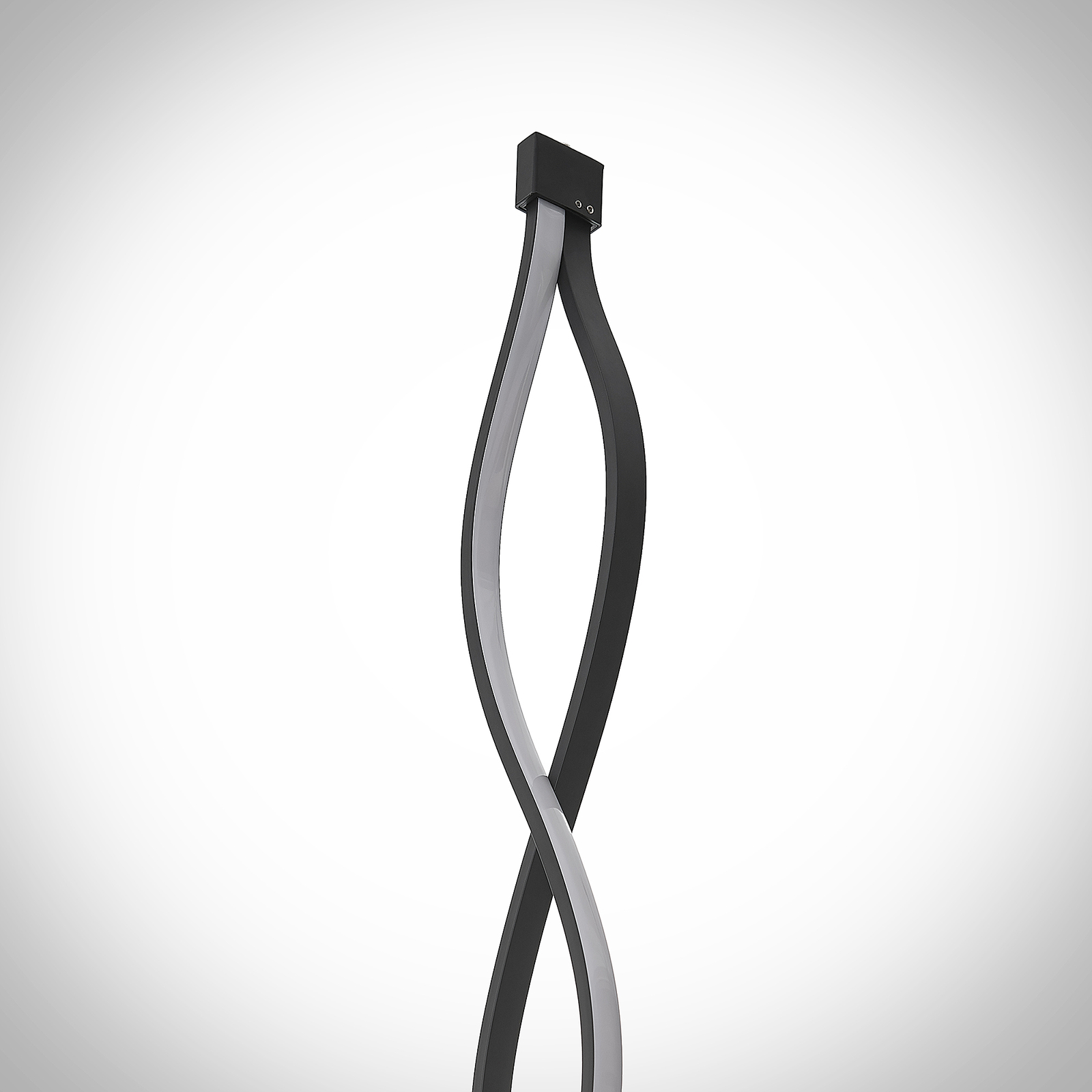 Welina LED Vloerlamp Matt Black - Lindby