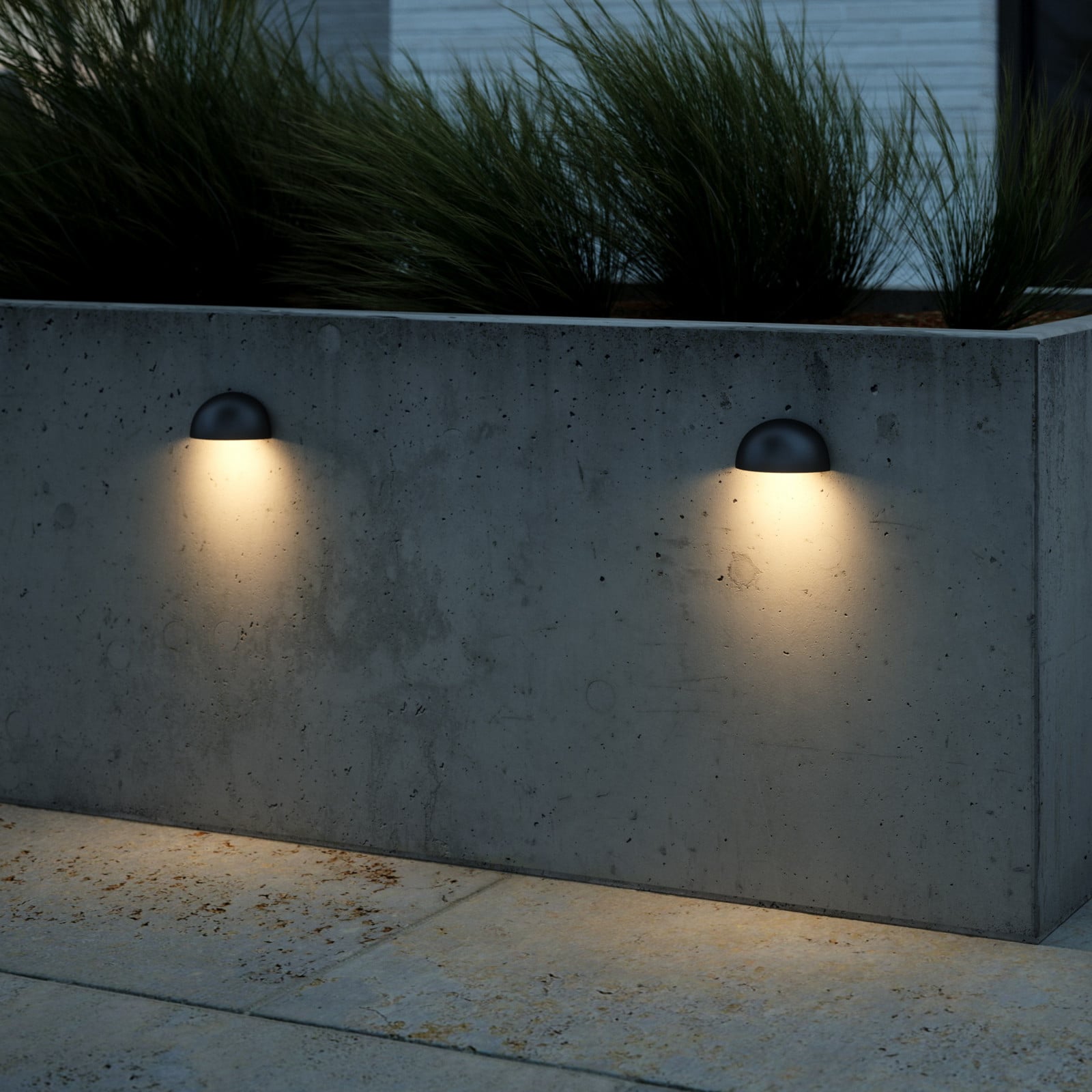 Scorpius Utomhus V&auml;gglampa IP44 Black Nordlux - Hall - Plast - Med en ljusk&auml;lla