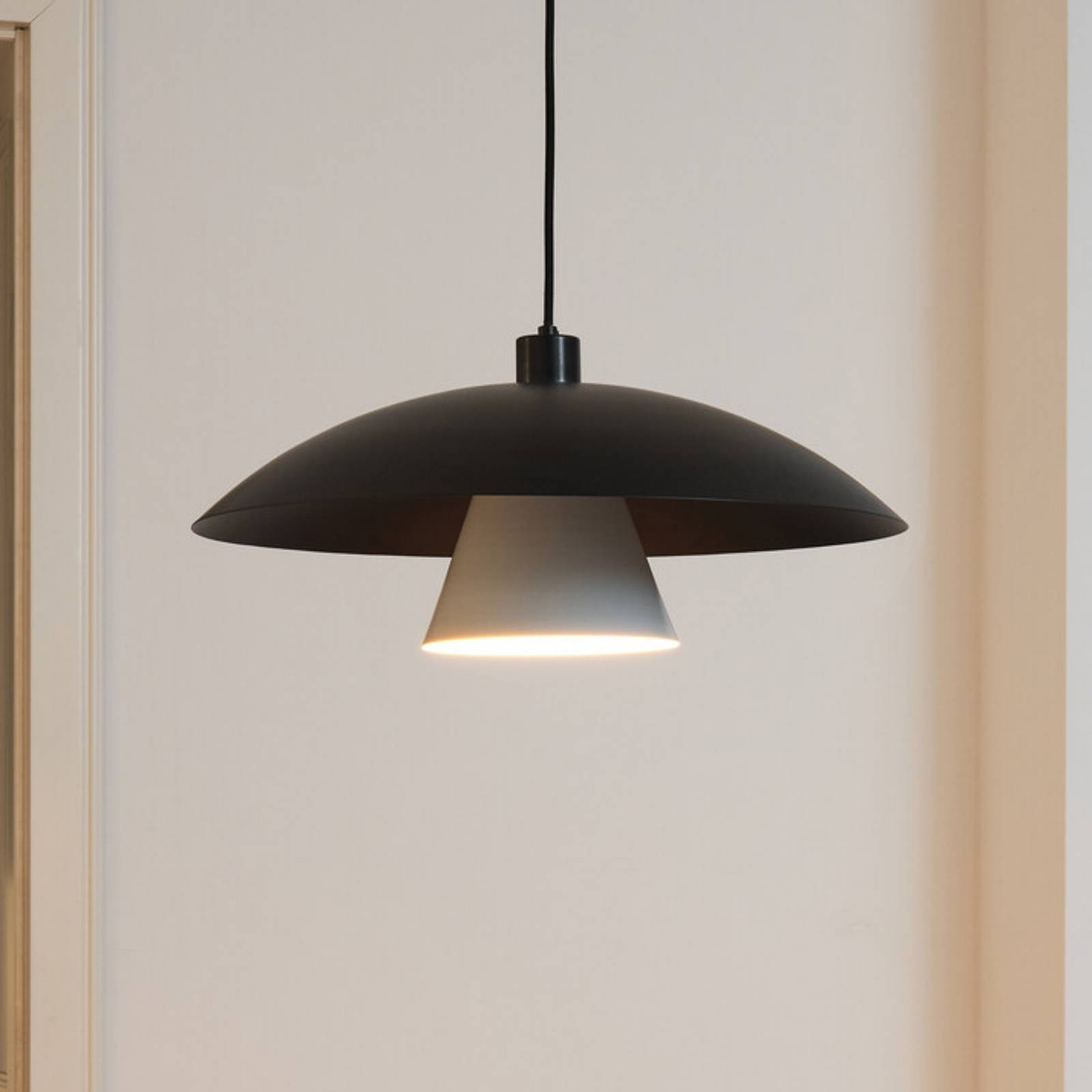 OSRAM Hängelampe Decor Flying Mushroom schwarz/weiß, Stahl günstig online kaufen