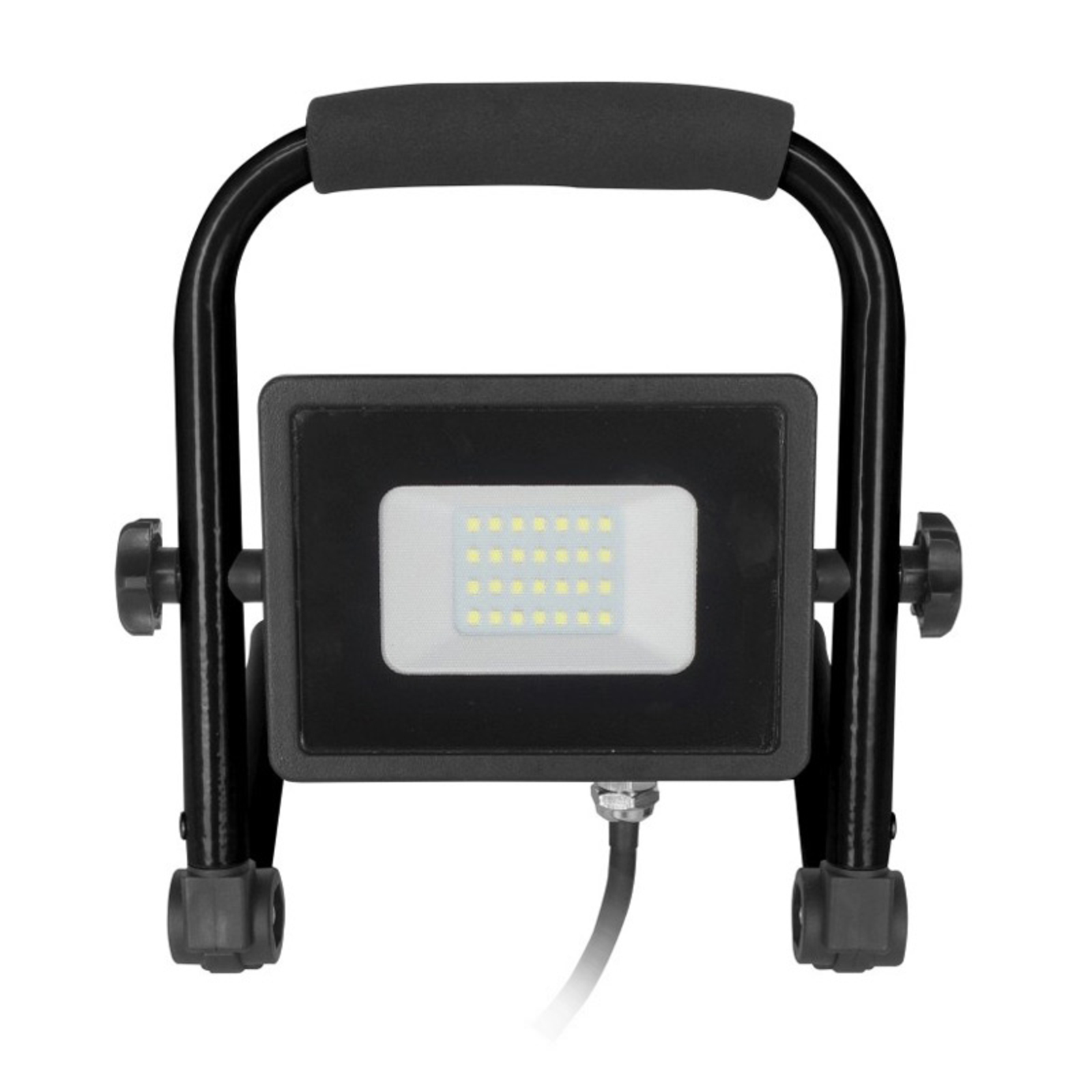 Müller-Licht Bob LED work light with handle, 20 W, aluminium, glass, 20 W, energy efficiency: A+, W: 22.5 cm, H: 20.9 cm