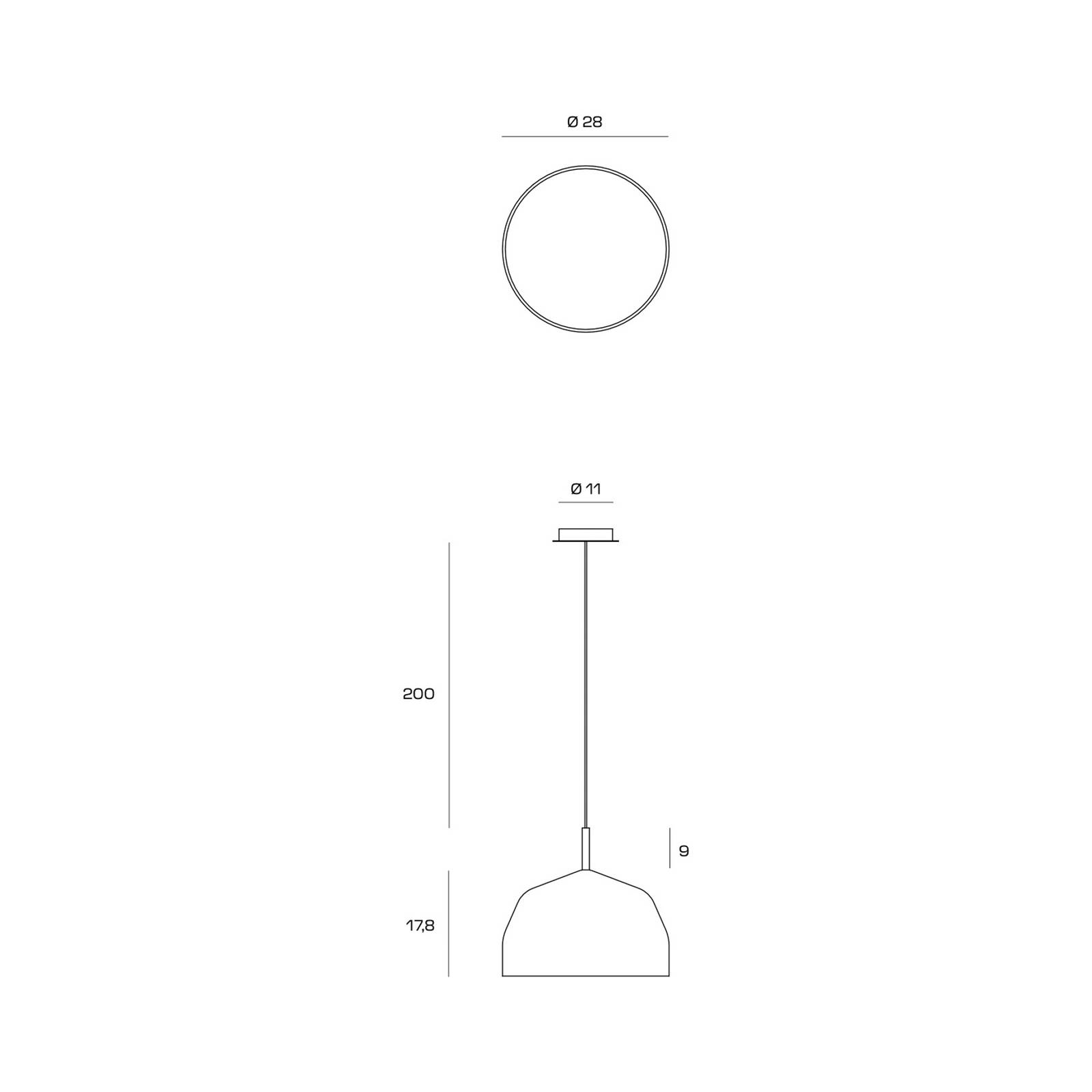 E-shop Hrnčekové závesné svetlo, krémovo biele s chrómovými detailmi Ø28cm