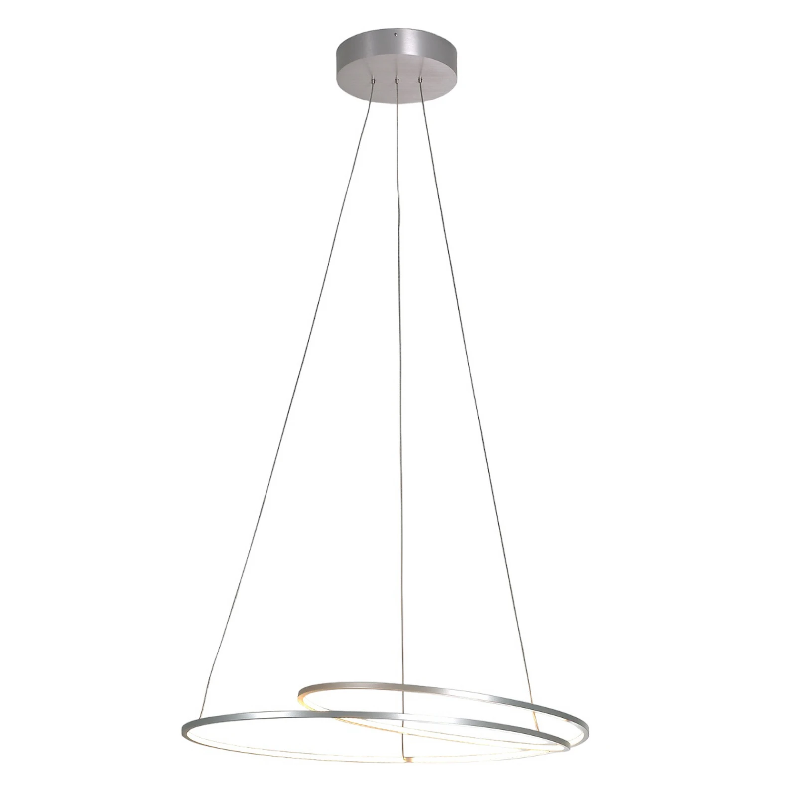 Bopp At LED-Pendellampe aluminium, dimmbar