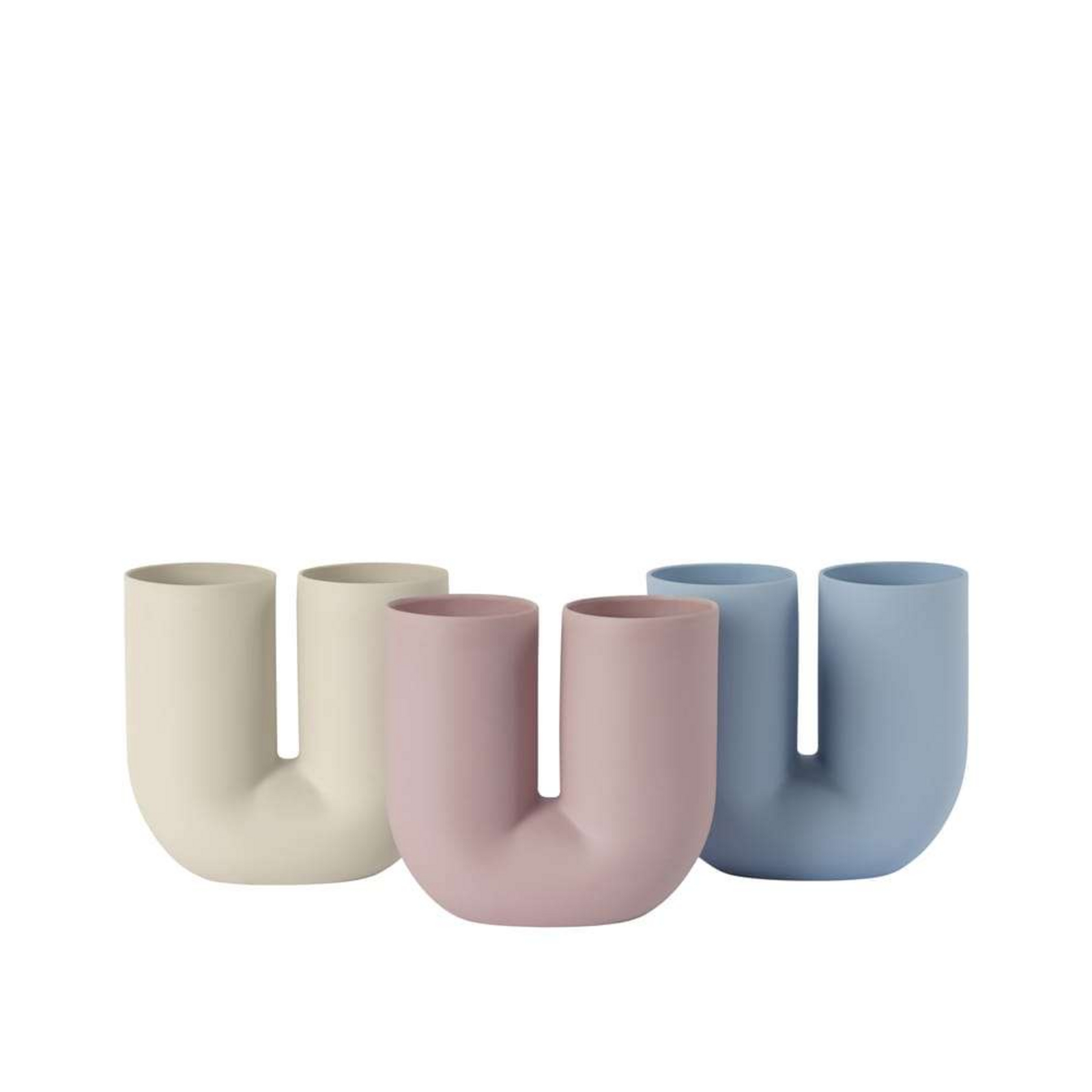 Kink Vase H26,3 Dusty Lilac - Muuto