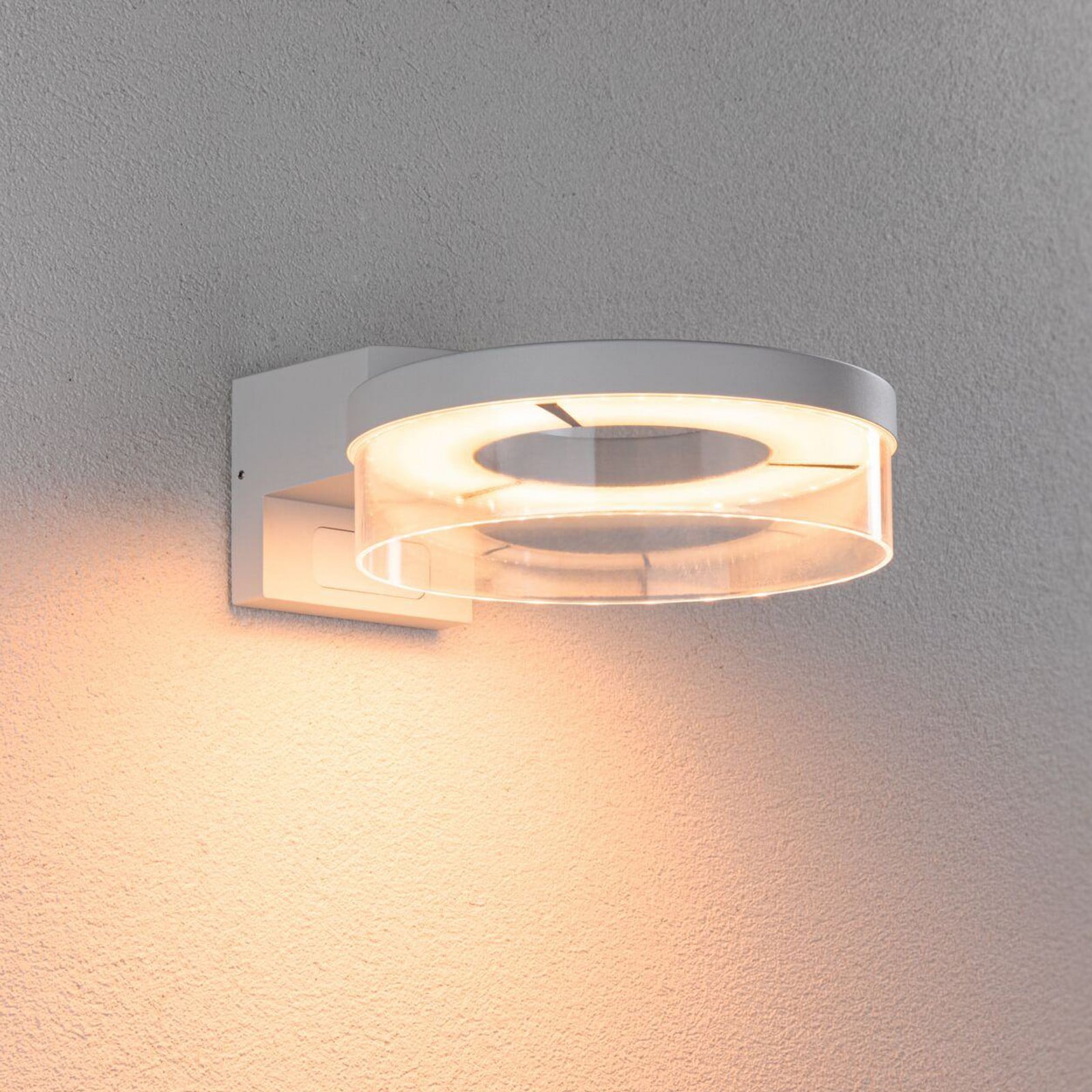 Capera Udendørs Væglampe Zigbee m/Sensor SWR Hvid Paulmann - Moderne - Aluminium - Med én lyskilde