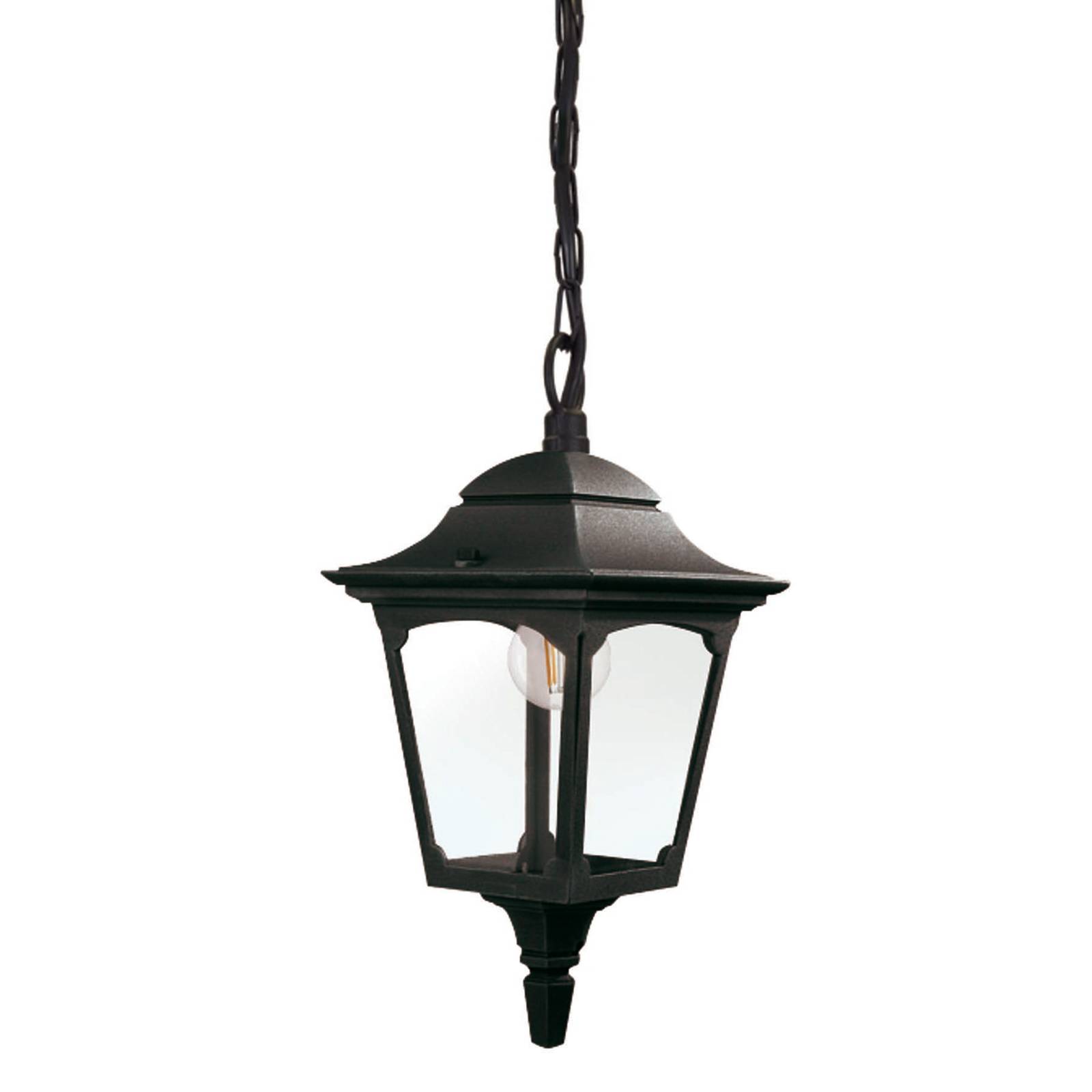 Image of Elstead Chapel Mini lampada a sospensione da esterno, nero