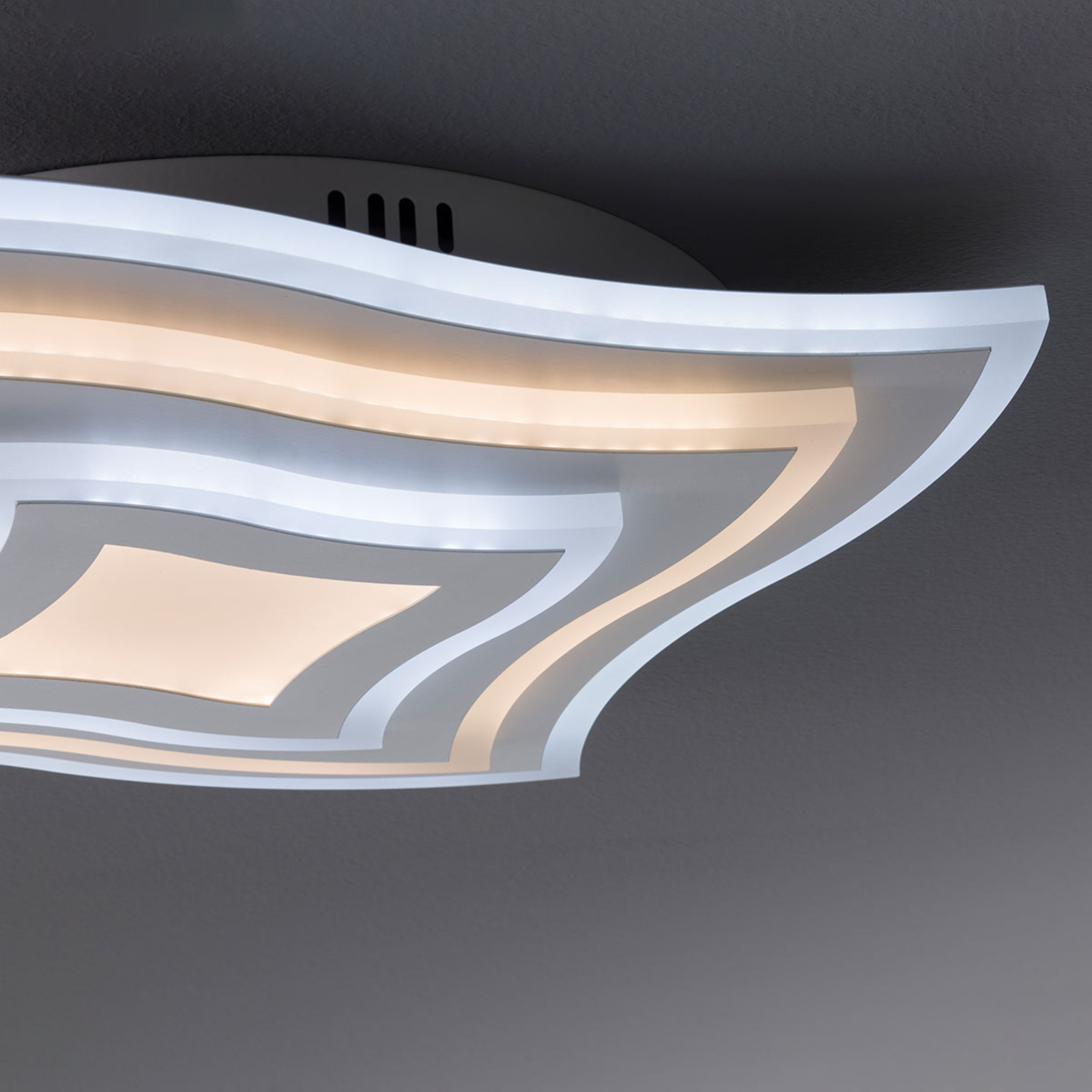 Gorden Plafón LED con control remoto, marco