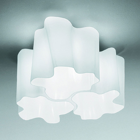 Artemide Logico Deckenlampe 3fl. 120° 33x33 cm