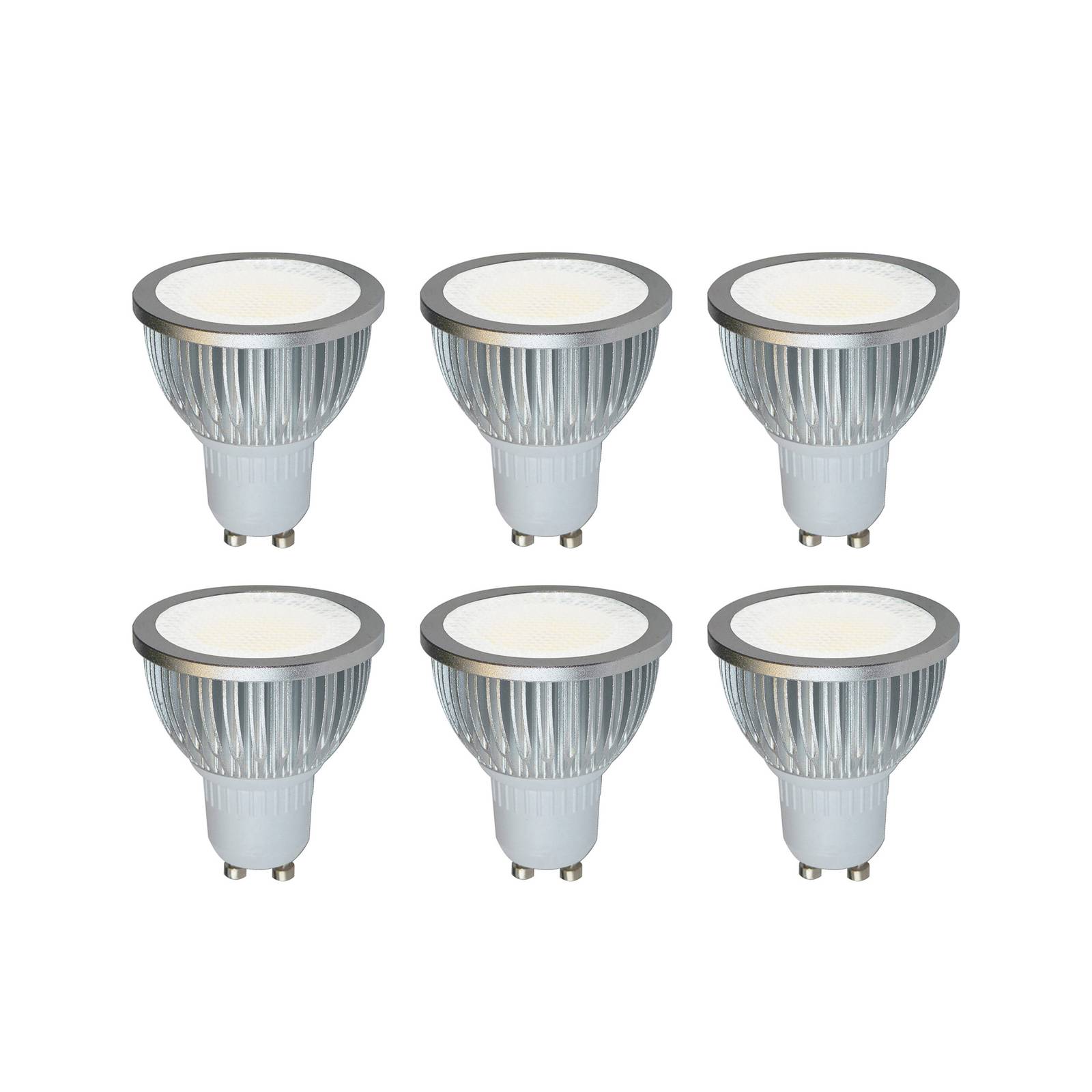 HV reflector LED bulb GU10 5 W 830 85° 6-pack | Lights.co.uk