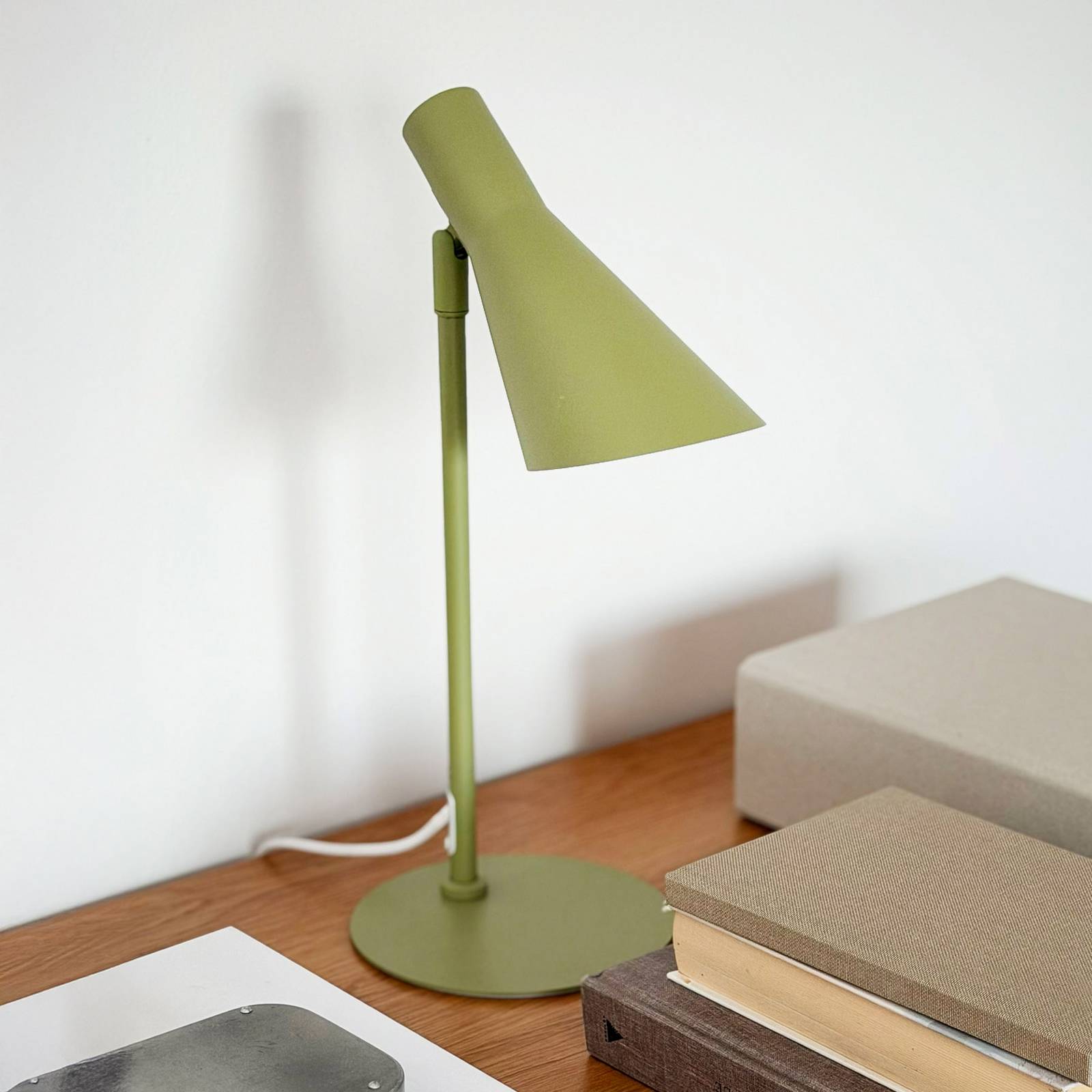 Lampe à poser Dyberg Larsen DL12 Mini, verte, E14, métal