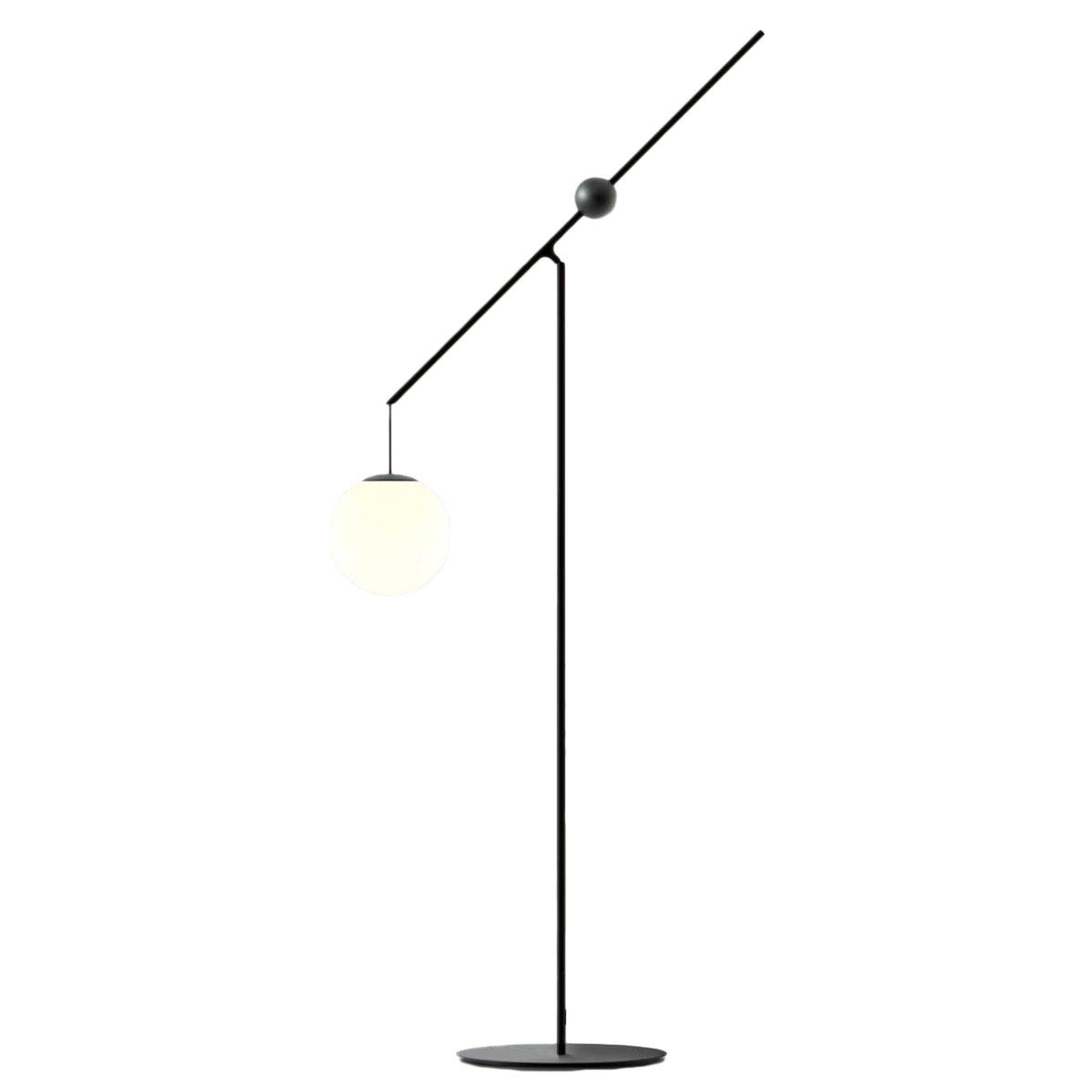 Luceplan Malamata lampa stojąca czarna matowa