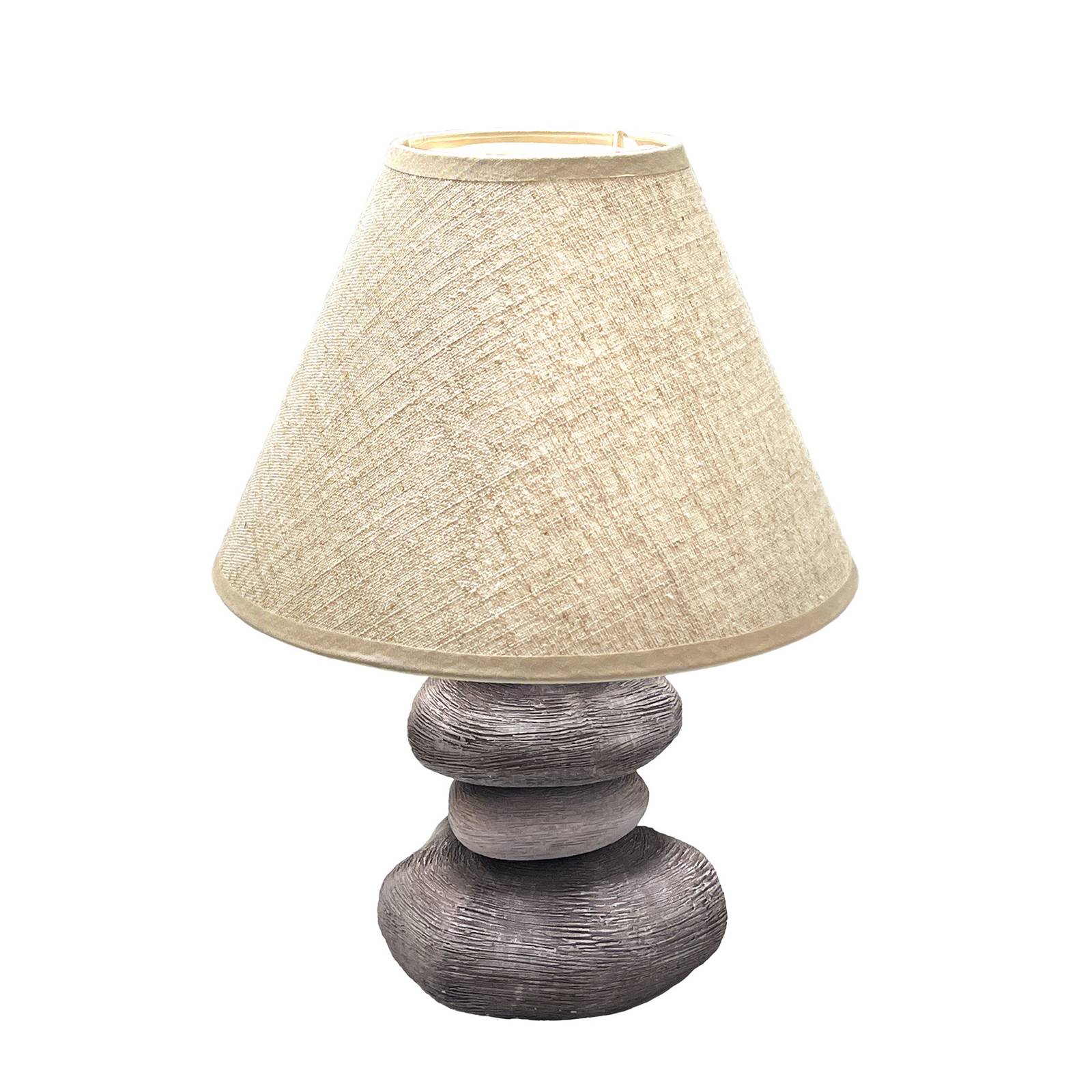 Image of Lampe à poser Bella, 33,5cm haut, brun/brun clair 4052231501654