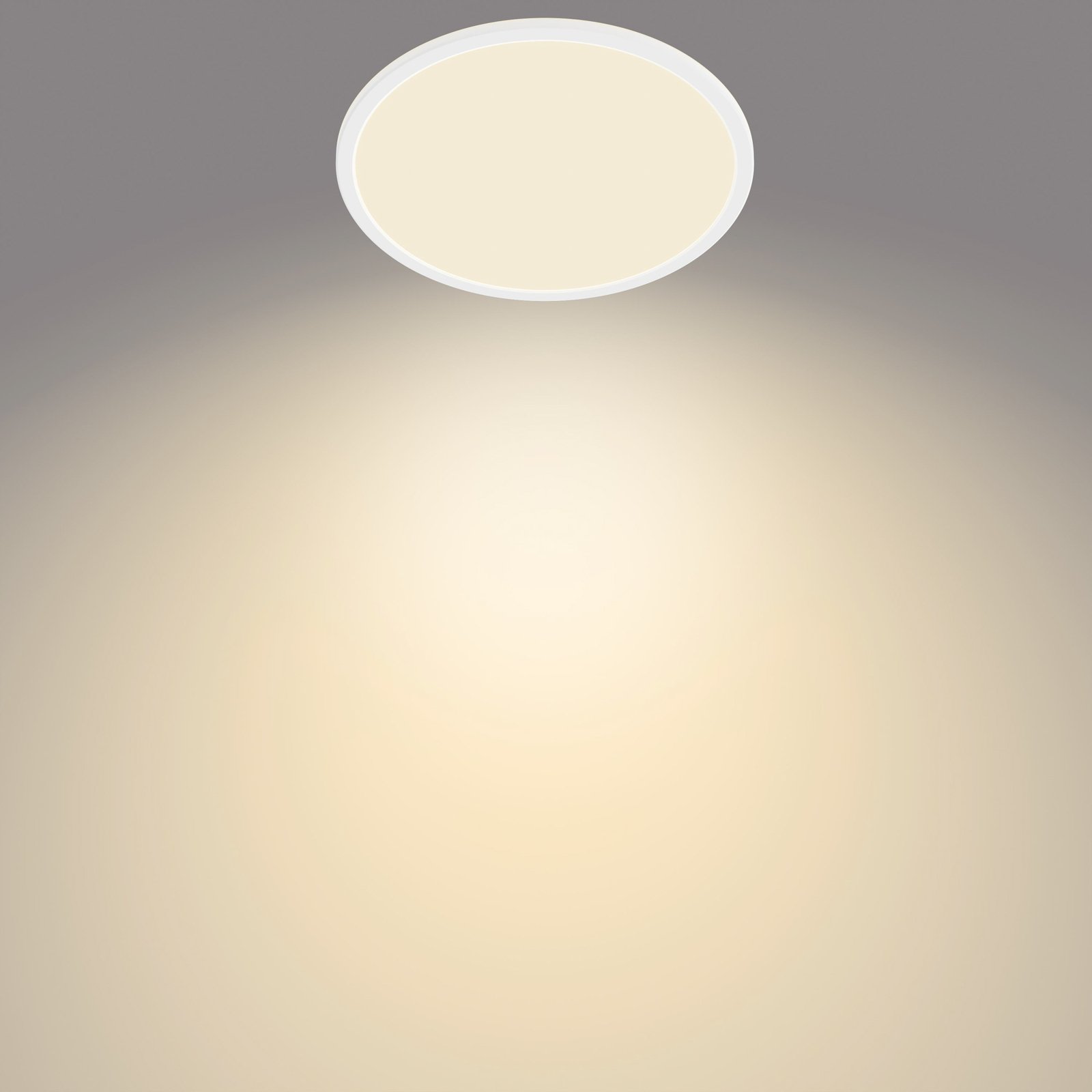 SuperSlim Deckenlampe weiß IP44 2.700 K Ø 29,5 cm - Philips