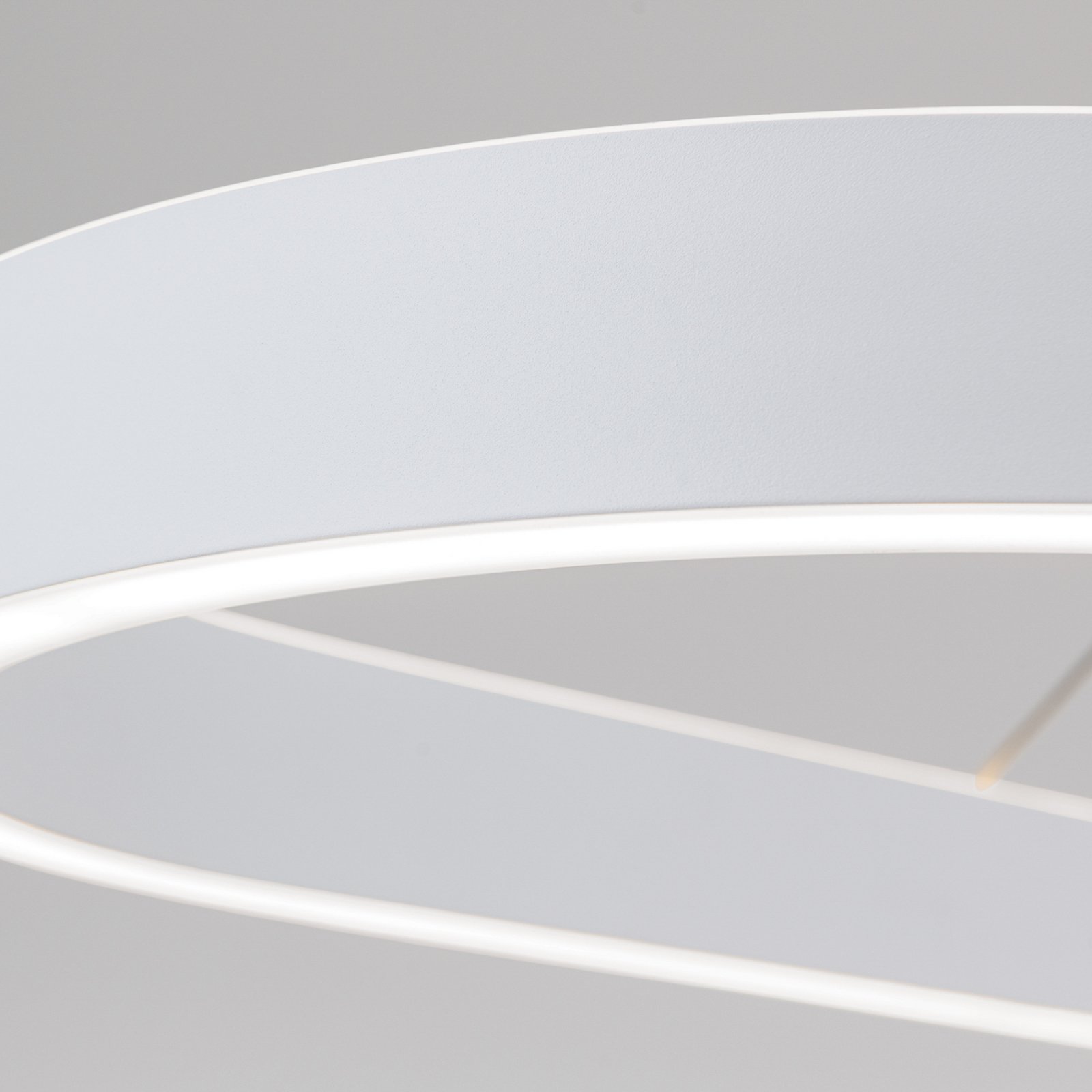 Carrara LED hanglamp, wit, in hoogte verstelbaar, CCT