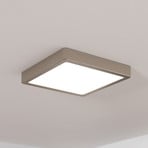 Panou cu LED montat pe suprafață Fueva 5 IP20 830 nickel 21x21cm