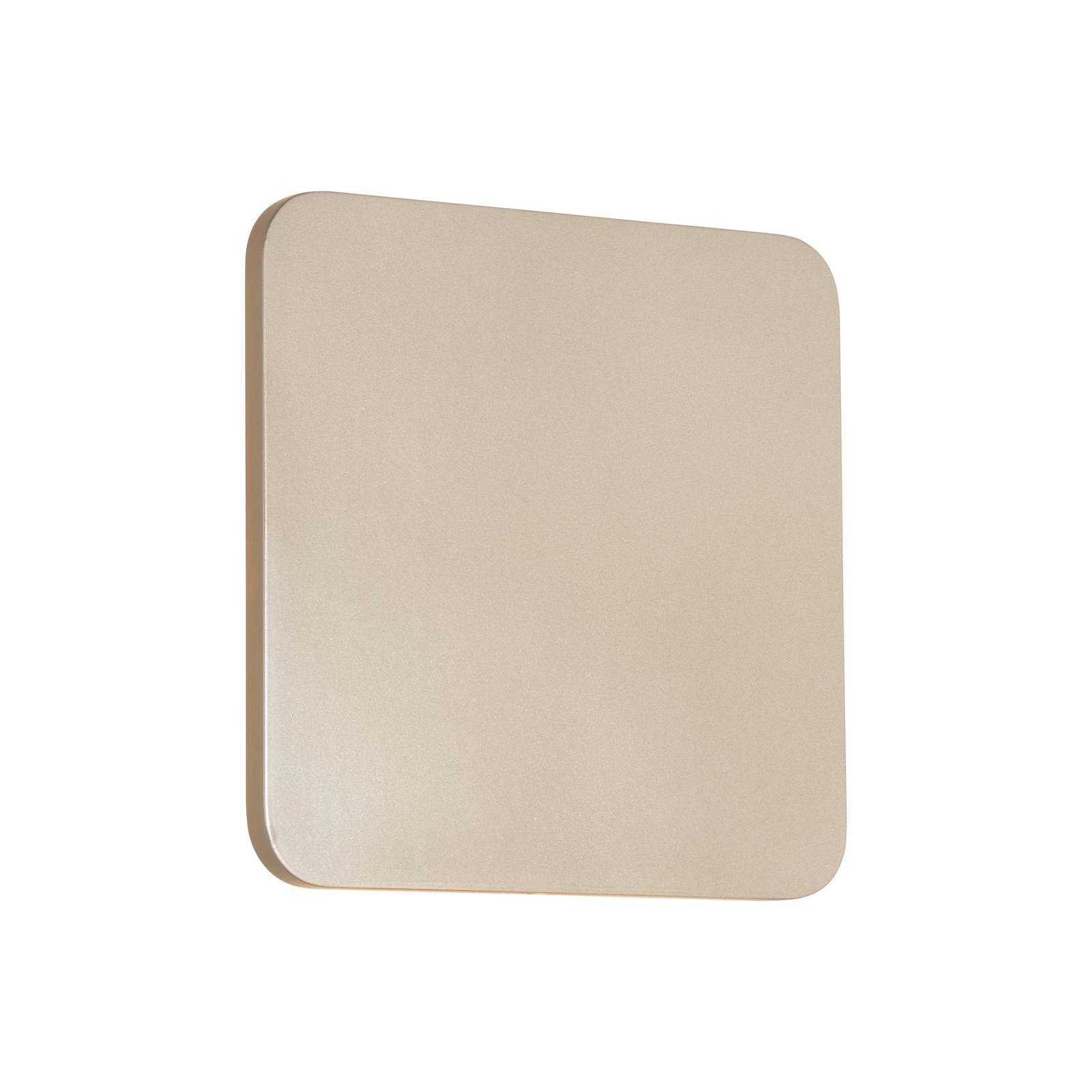 Lucande LED-Wandleuchte Elrik, goldfarben, 22 cm, Metall