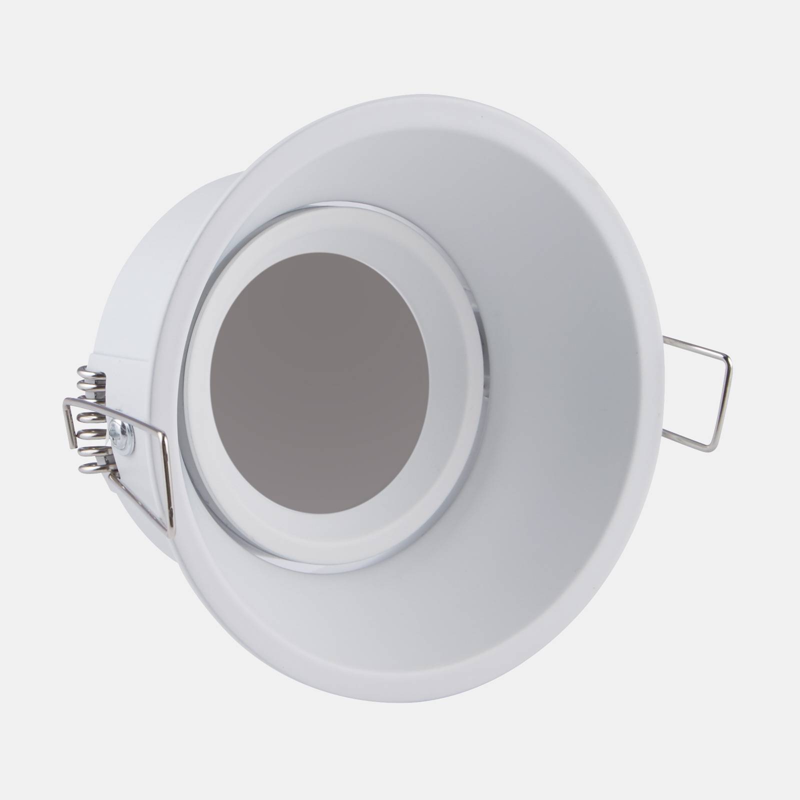 Einbauleuchte Slim Trim, weiß, Ø 9,4 cm, IP20, Alu, GU10