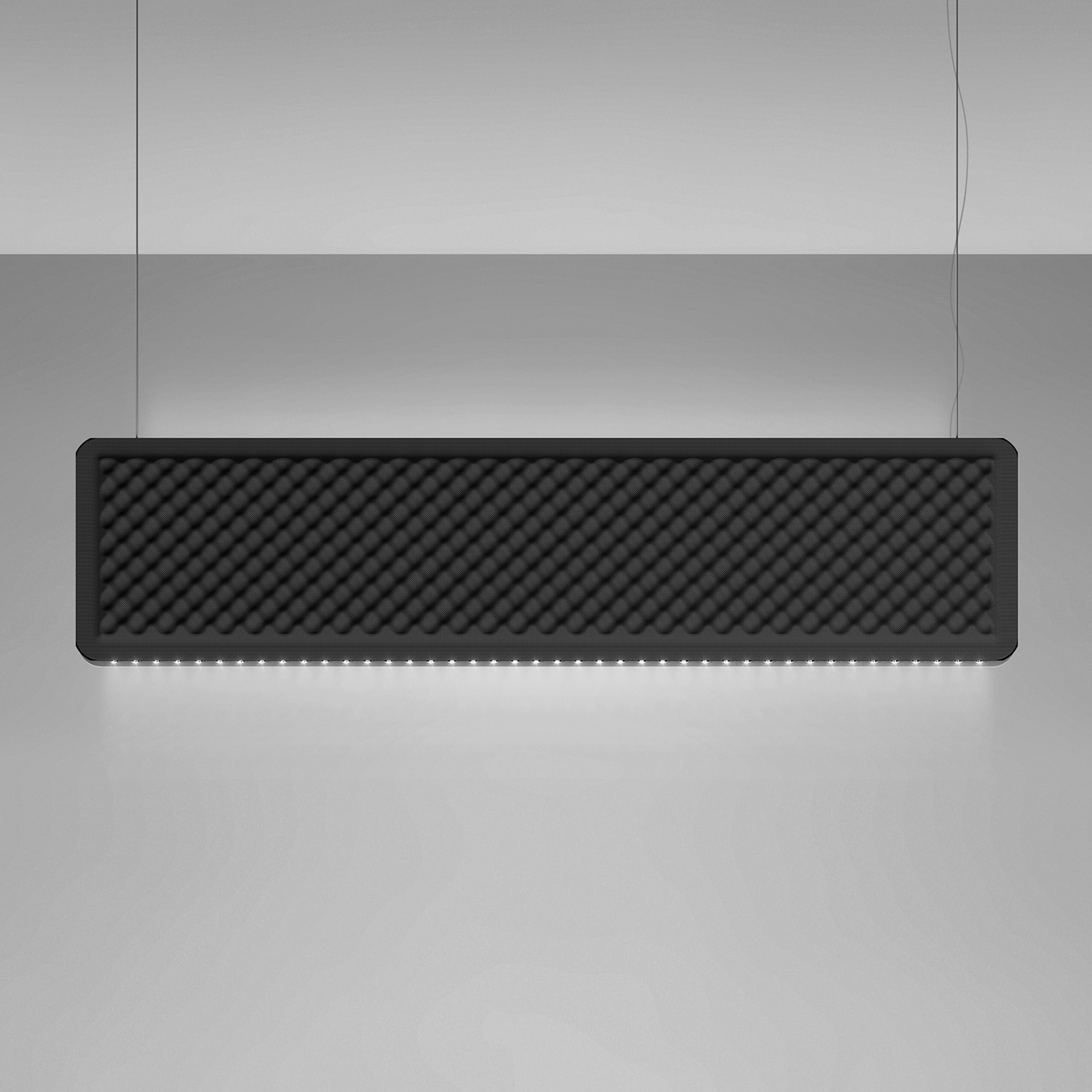 Artemide Eggboard Matrix up/down 160 cm 4000K sivá