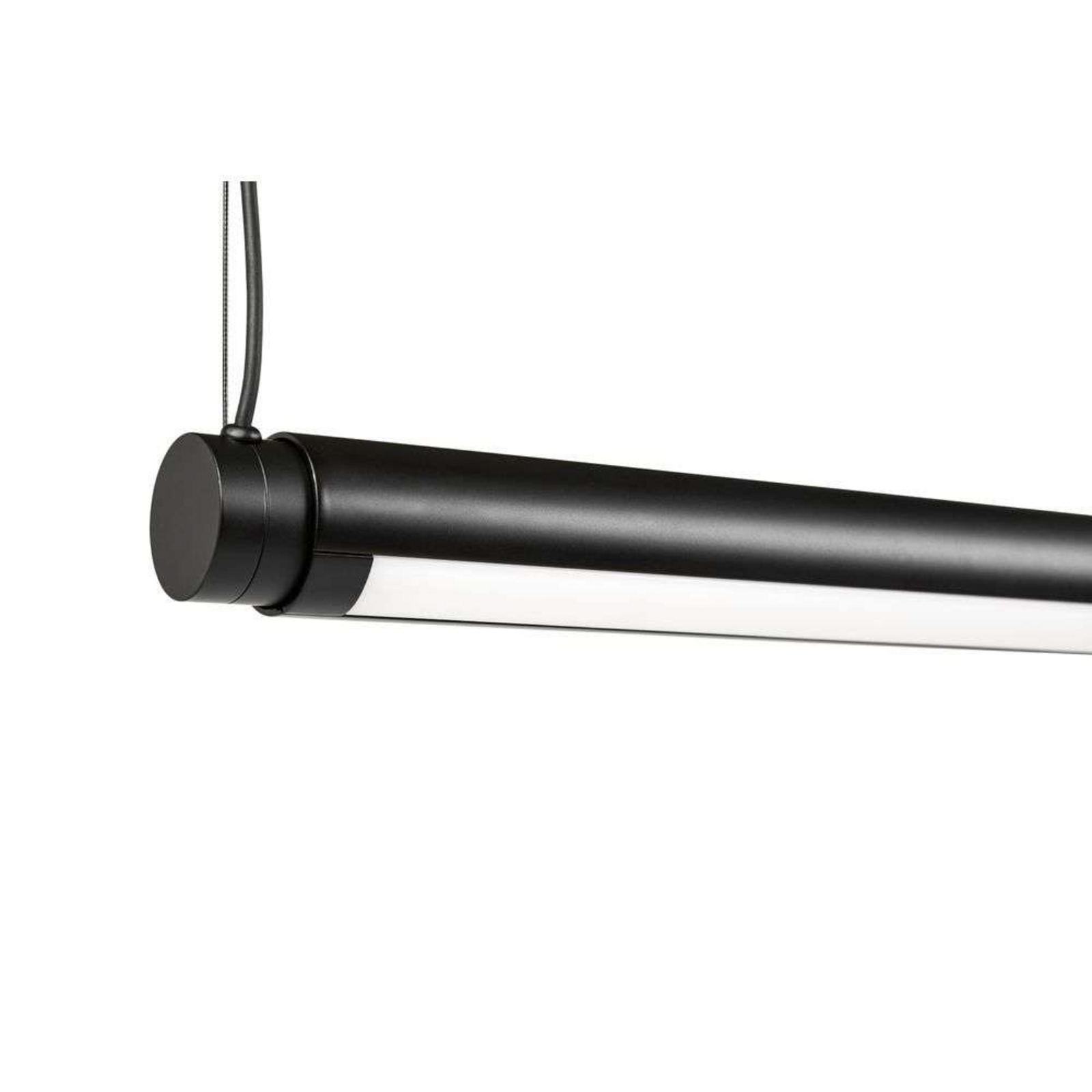 Factor Linear 1500 Candeeiro Suspenso Diffused Soft Black - HAY