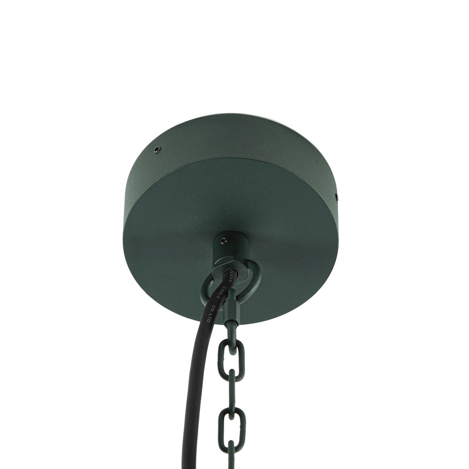 Ferda vanjska viseća svjetiljka, E27, zelena, staklo IP44 - Lucande