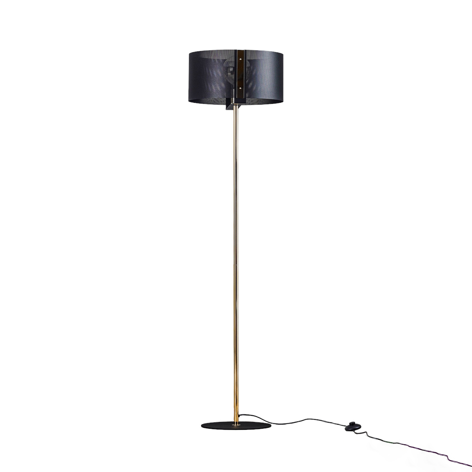 Etro floor lamp, black/gold