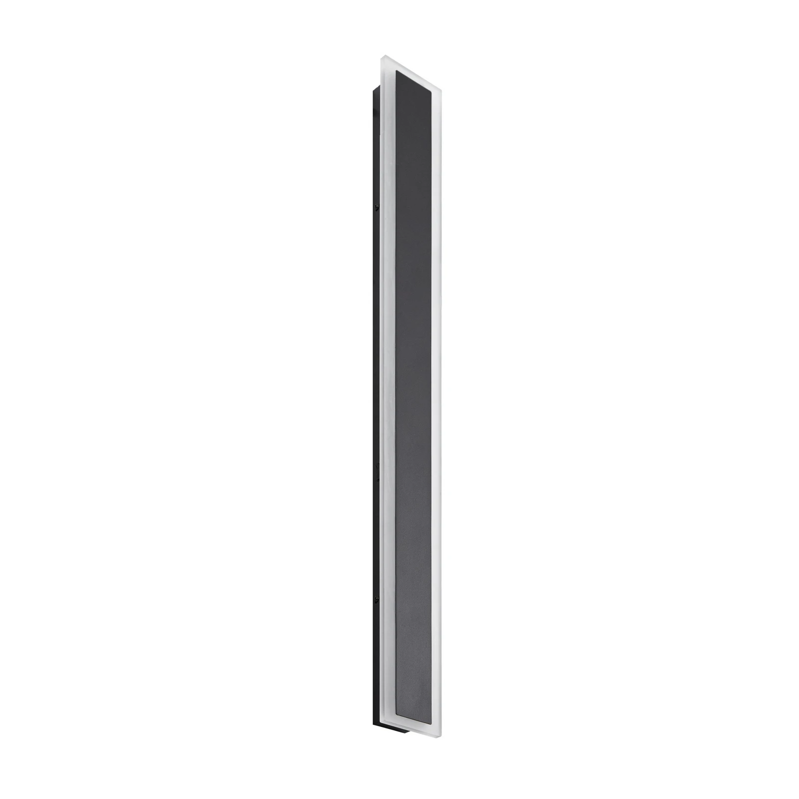 Lucande LED-Außenwandlampe Ilora, schwarz, 100 cm, CCT, IP65