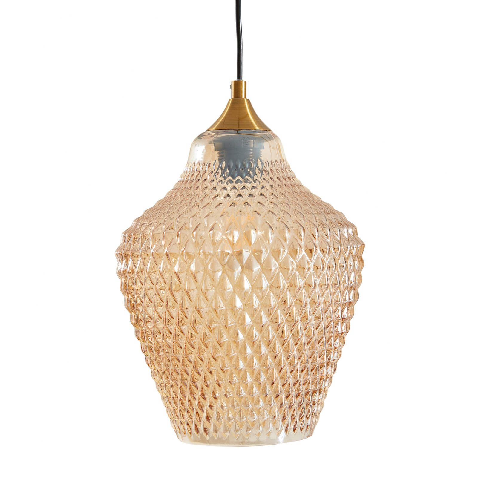 Drakar 3 Pendant Ø22 Amber - Lindby
