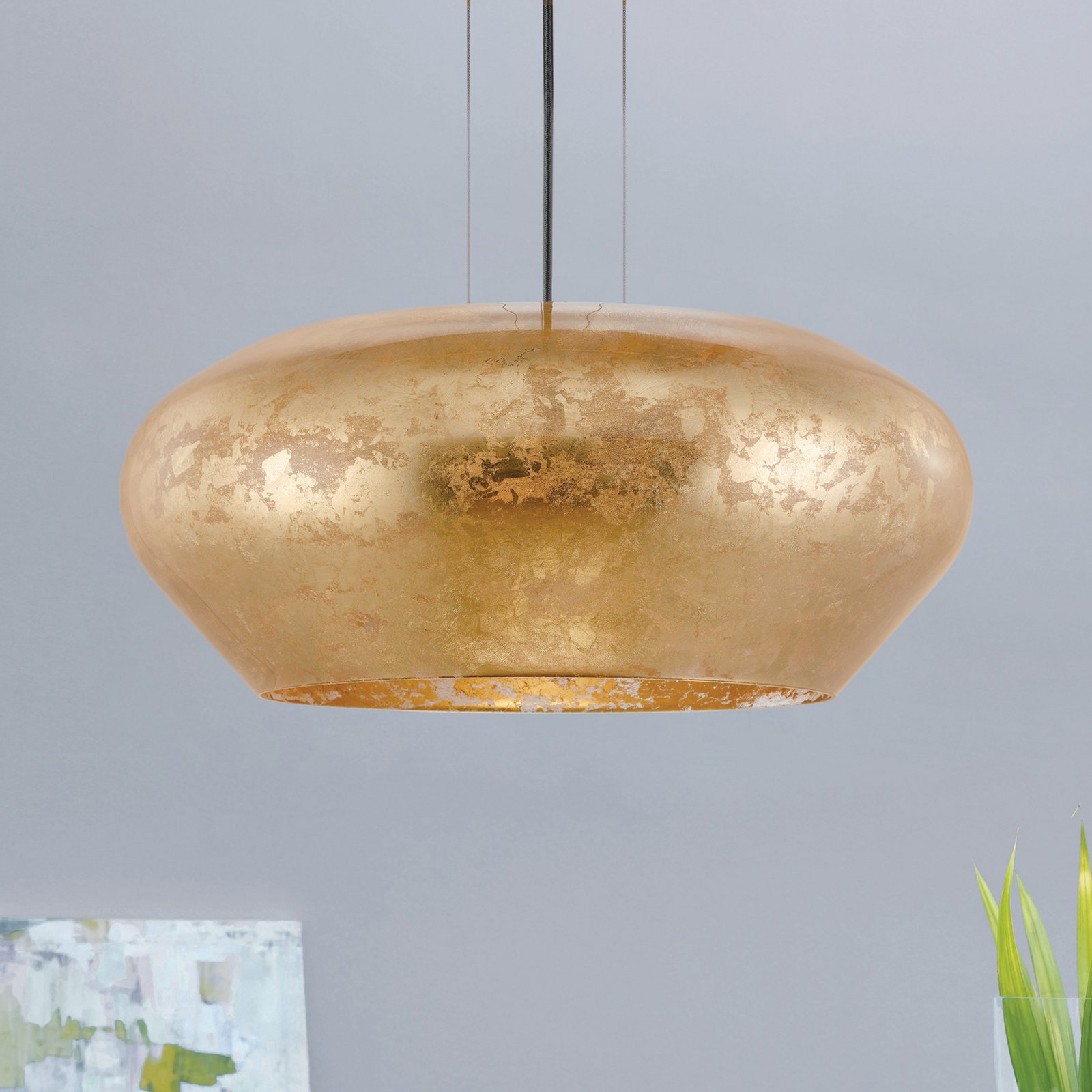 EGLO Stars Of Light Suspension Priorat, verre, doré
