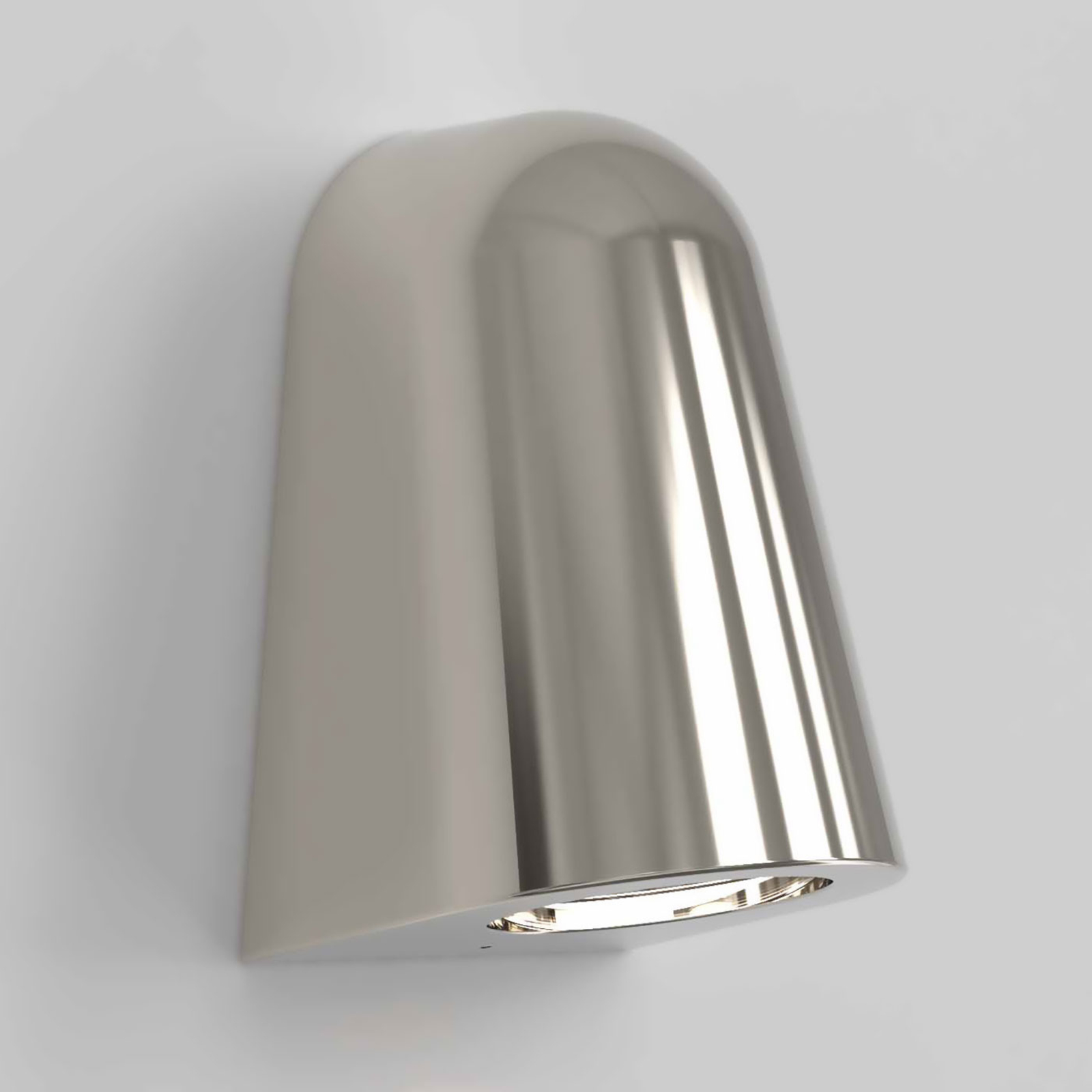 Astro Mast Light Coastal outdoor wall light nickel, brass, GU10, 6 W, energy efficiency: A++, W: 8.5 cm, H: 13.5 cm