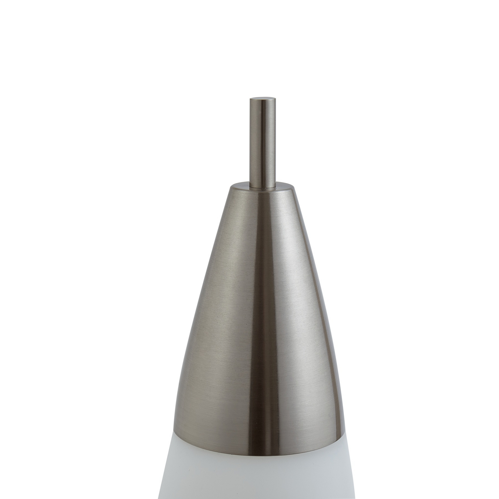 Lucande lampe sur pied LED Tarell, blanc/nickel, hauteur 146cm