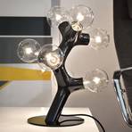 dNA Table - Dizainerių stalinė lempa, juoda