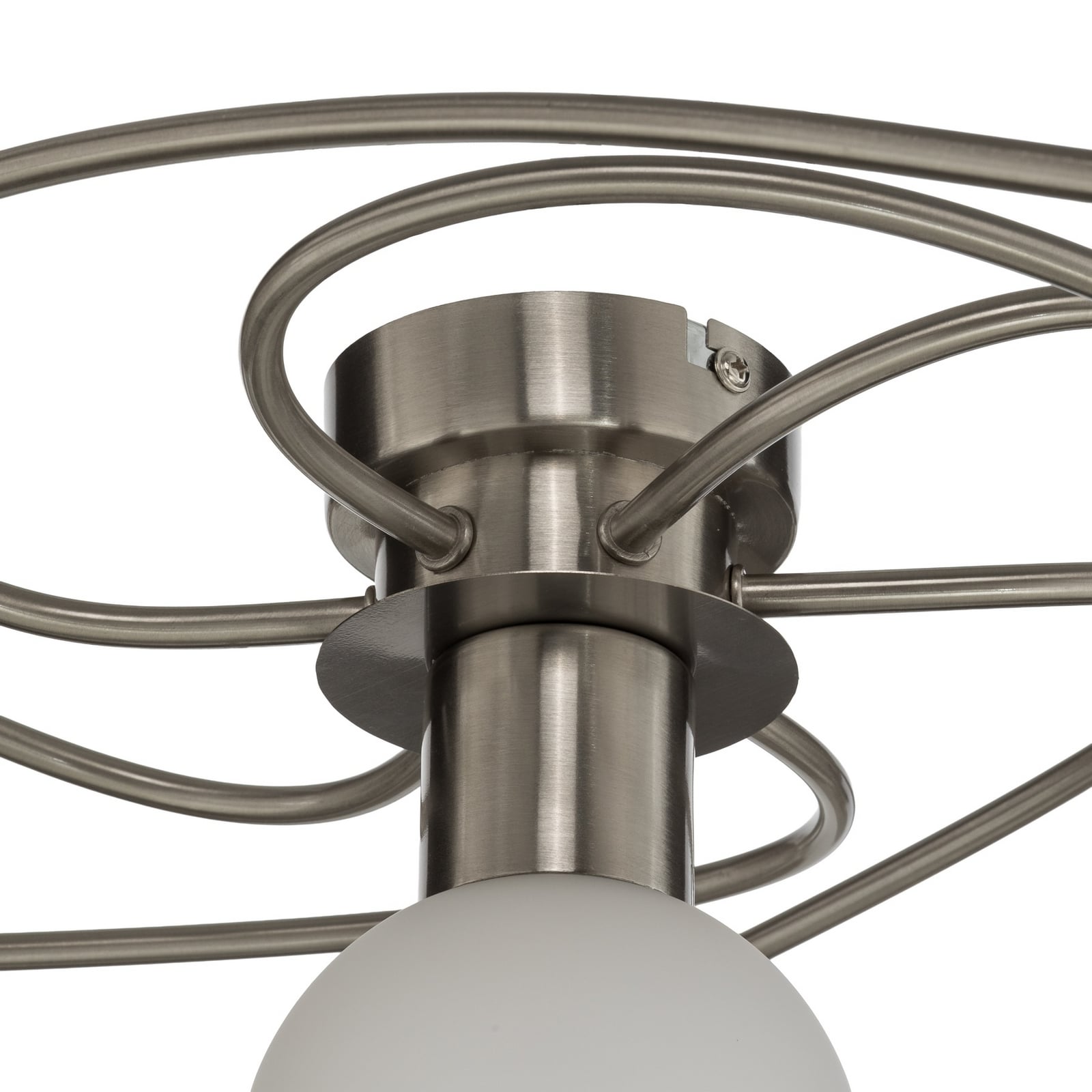Ciala 7 Lampa Sufitowa White/Nickel - Lindby Ciala 7 Lampa Sufitowa White/Nickel - Lindby