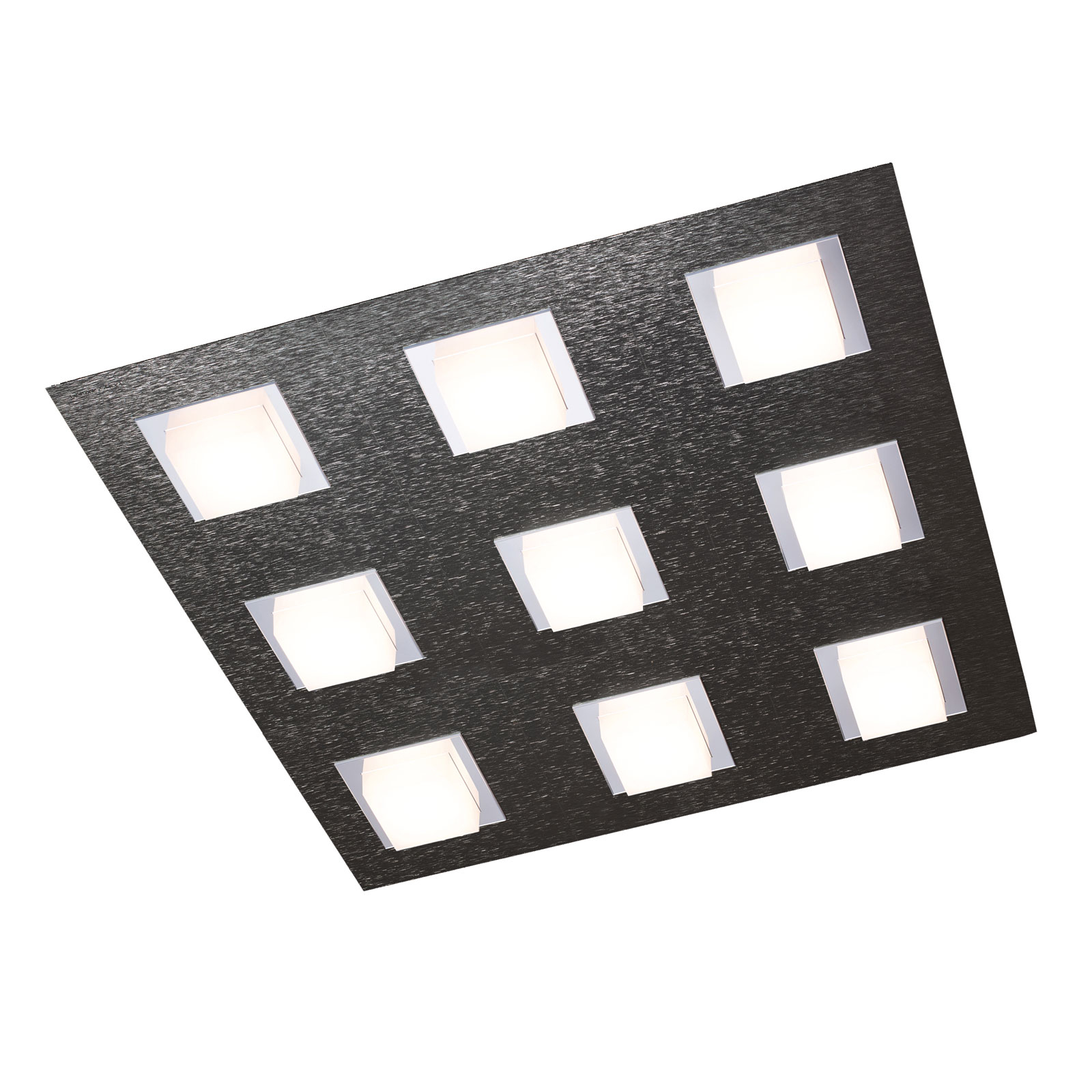 GROSSMANN Basic plafón 9 luces antracita