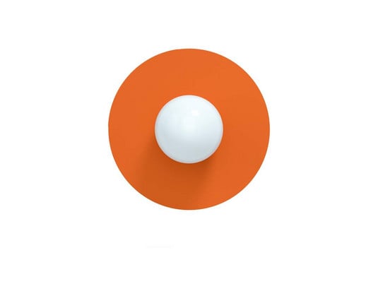 Candy Big Circle 360 S vegglampe, oransje - Swedish Ninja