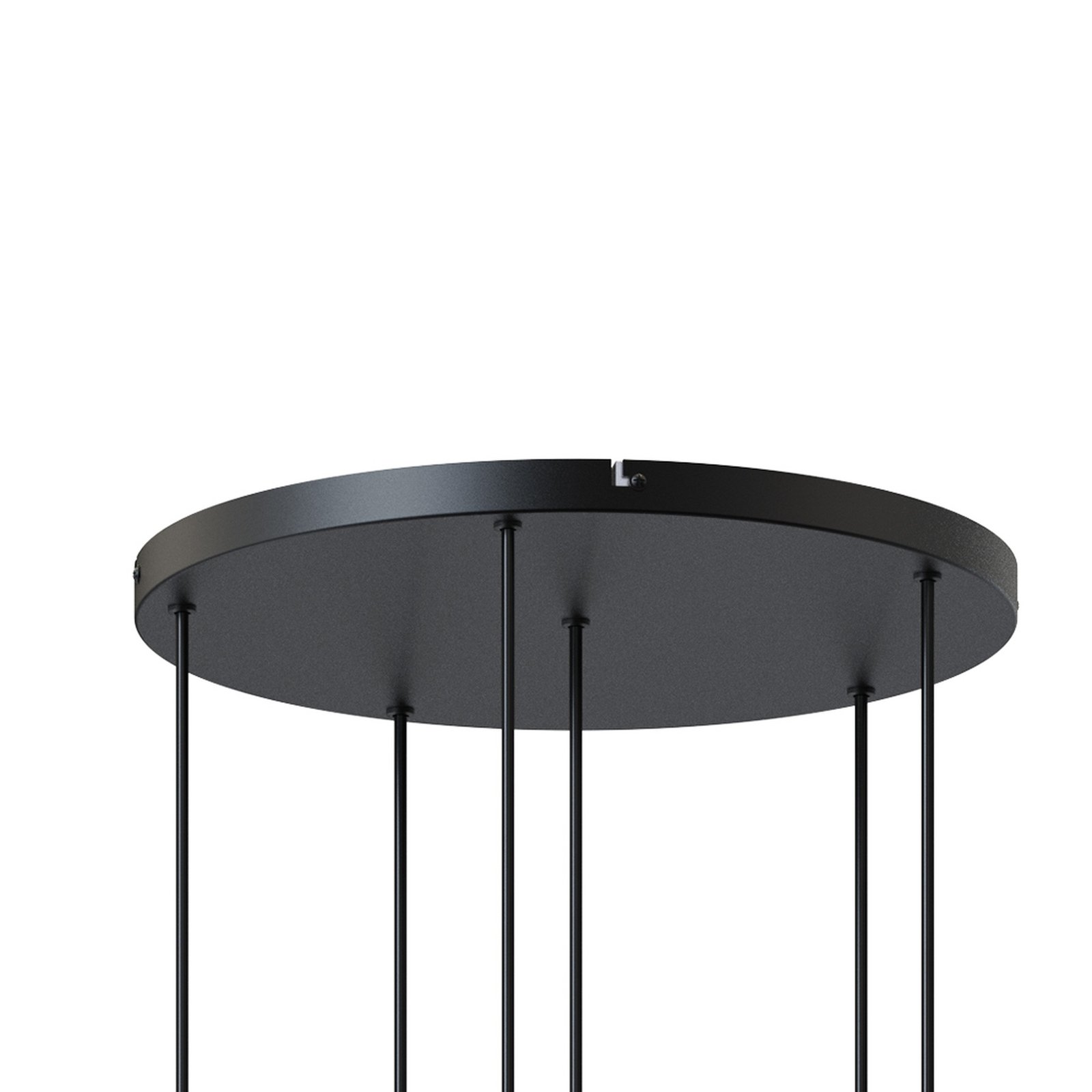Narion 6 Cluster Suspension Noir - Lucande