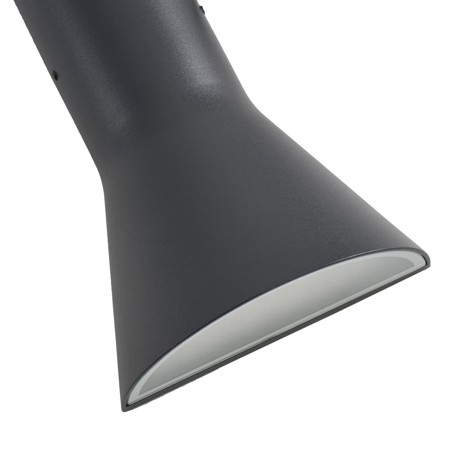 „Lucande“ LED lauko sieninis šviestuvas „Zephy Up/Down“, juodos spalvos, IP54,