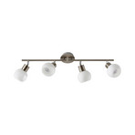 Elaina 4 Plafondlamp Nickel - Lindby
