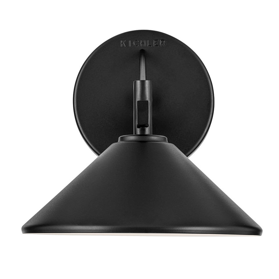 Kichler Ripley utomhusvägglampa, svart från Kichler
