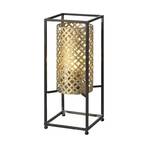 Petrolio table lamp black/gold, height 37 cm