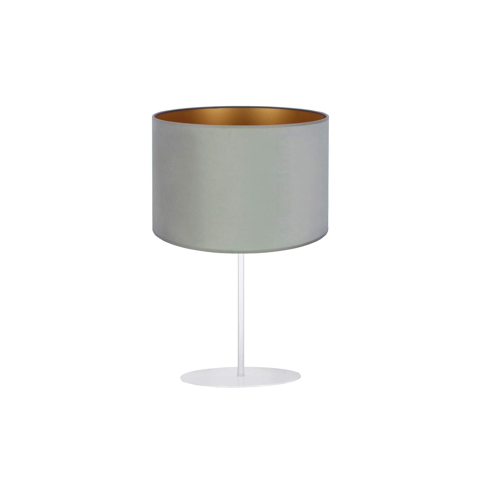De mesa Golden Roller alto 30cm verde menta/oro