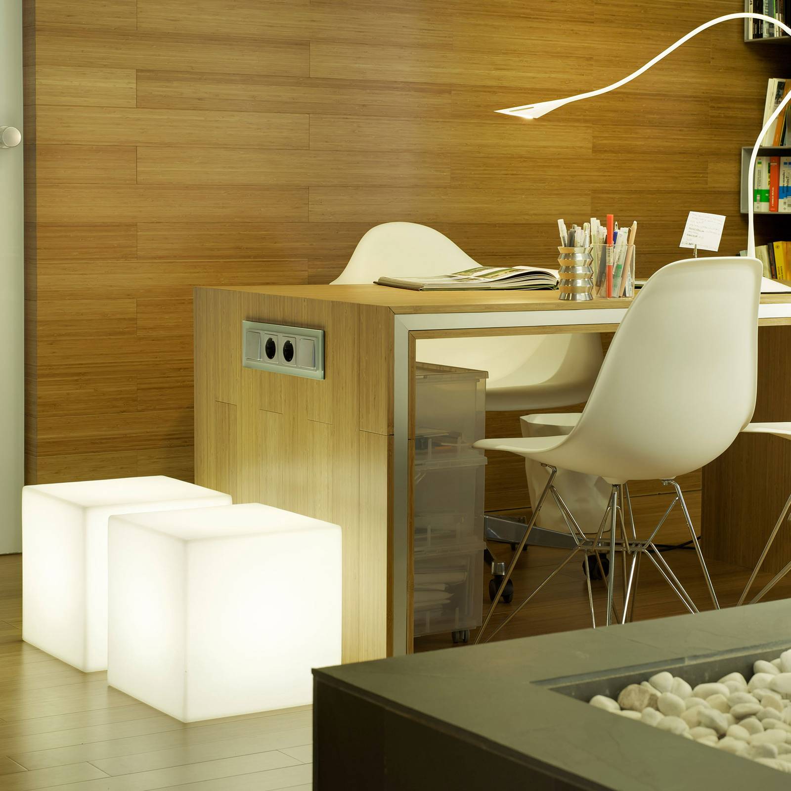 E-shop Newgarden Cuby dekoratívna svetelná kocka výška 32 cm
