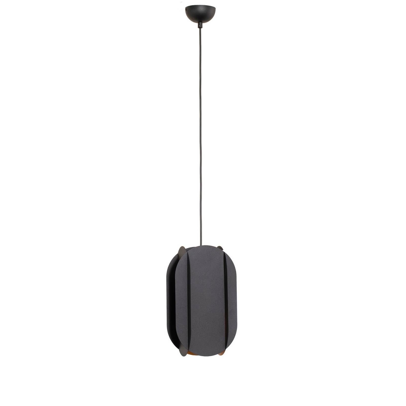 Hängeleuchte Corner, schwarz, Höhe 35 cm, Metall, E27