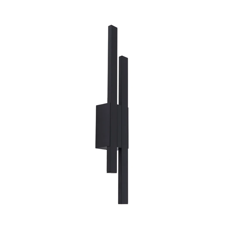 Lindby – Sakari 2 LED Draußen Wandleuchte Schwarz
