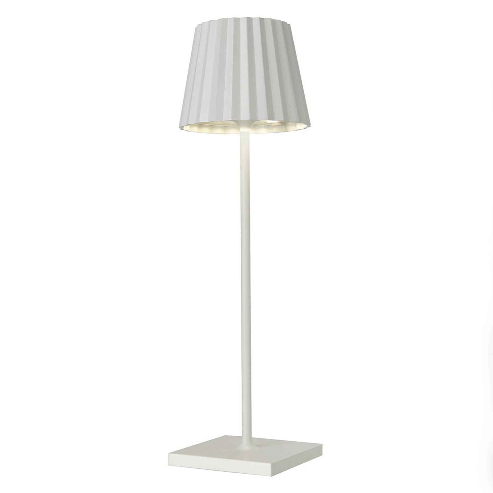 Lampe de table LED Troll 2.0 extérieur, blanc