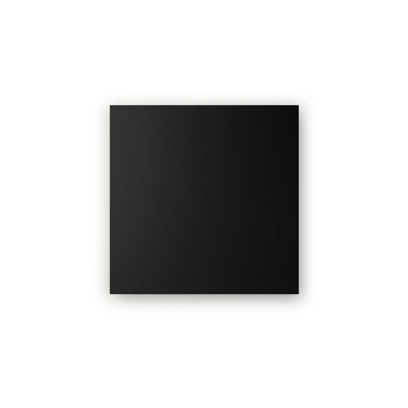 Kinkiet LED BLADE Q, czarny, 34 x 34 cm, metal, ściemniany