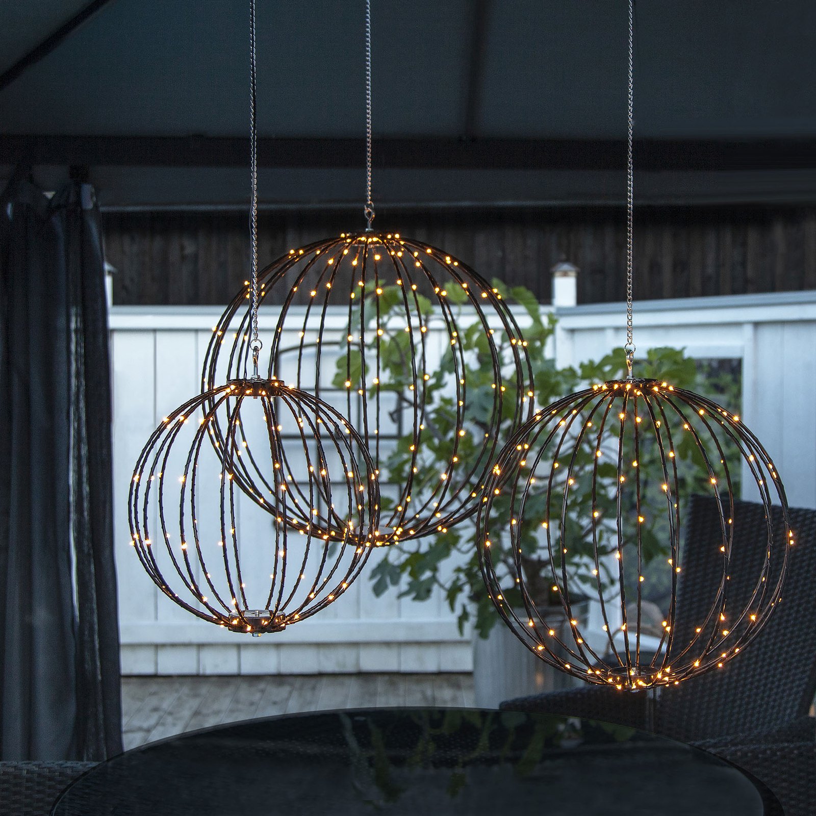 Lampada LED a sospensione Mounty Outdoor, Ø 30 cm