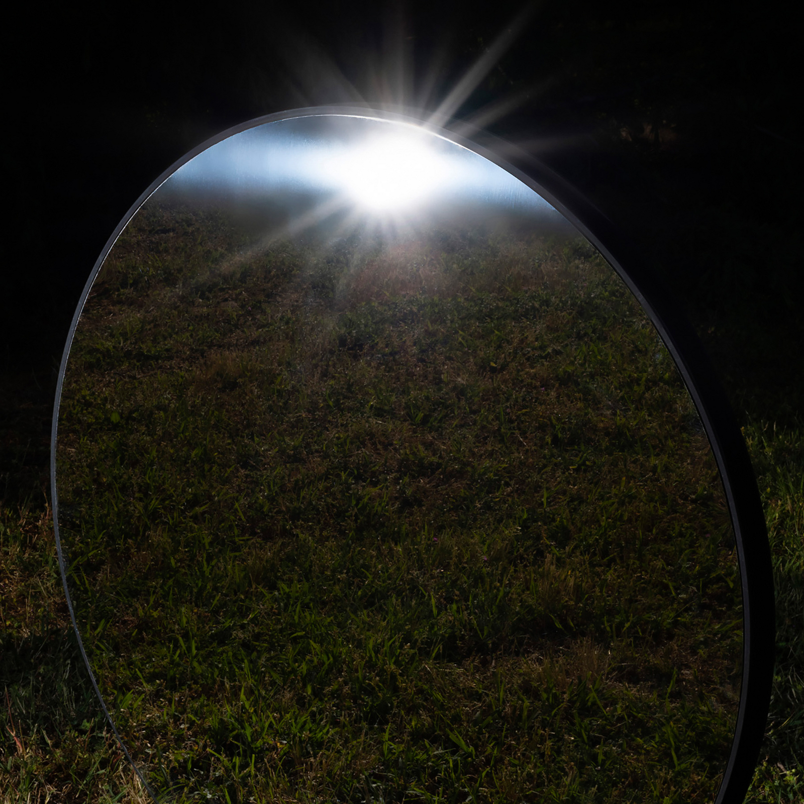 Artemide Se|eS espejo de pie LED negro altura 73cm