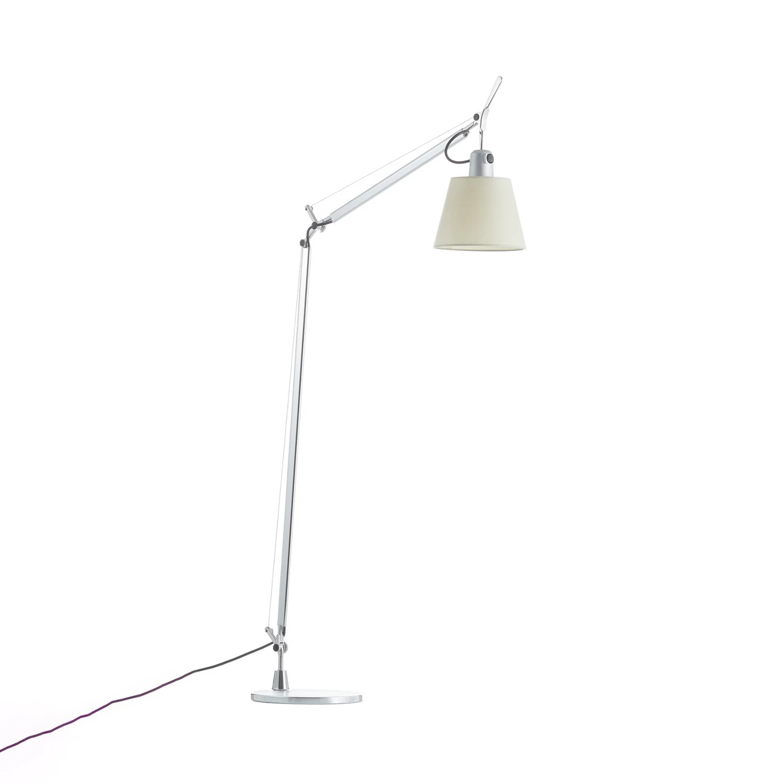 Tolomeo Basculante Lettura Floor Lamp Parchment - Artemide | Buy