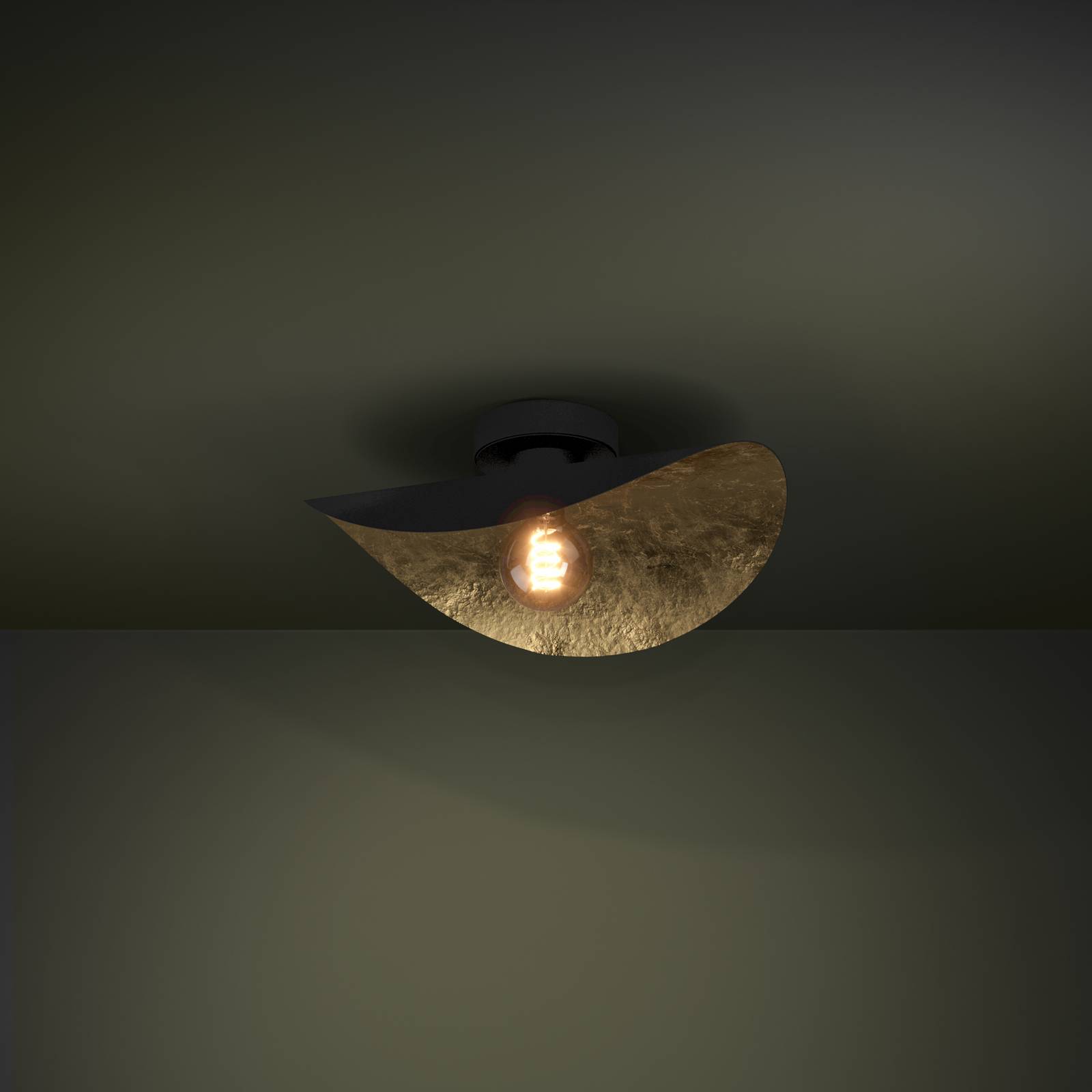 EGLO Stars Of Light Deckenleuchte Saceda, schwarz/gold günstig online kaufen