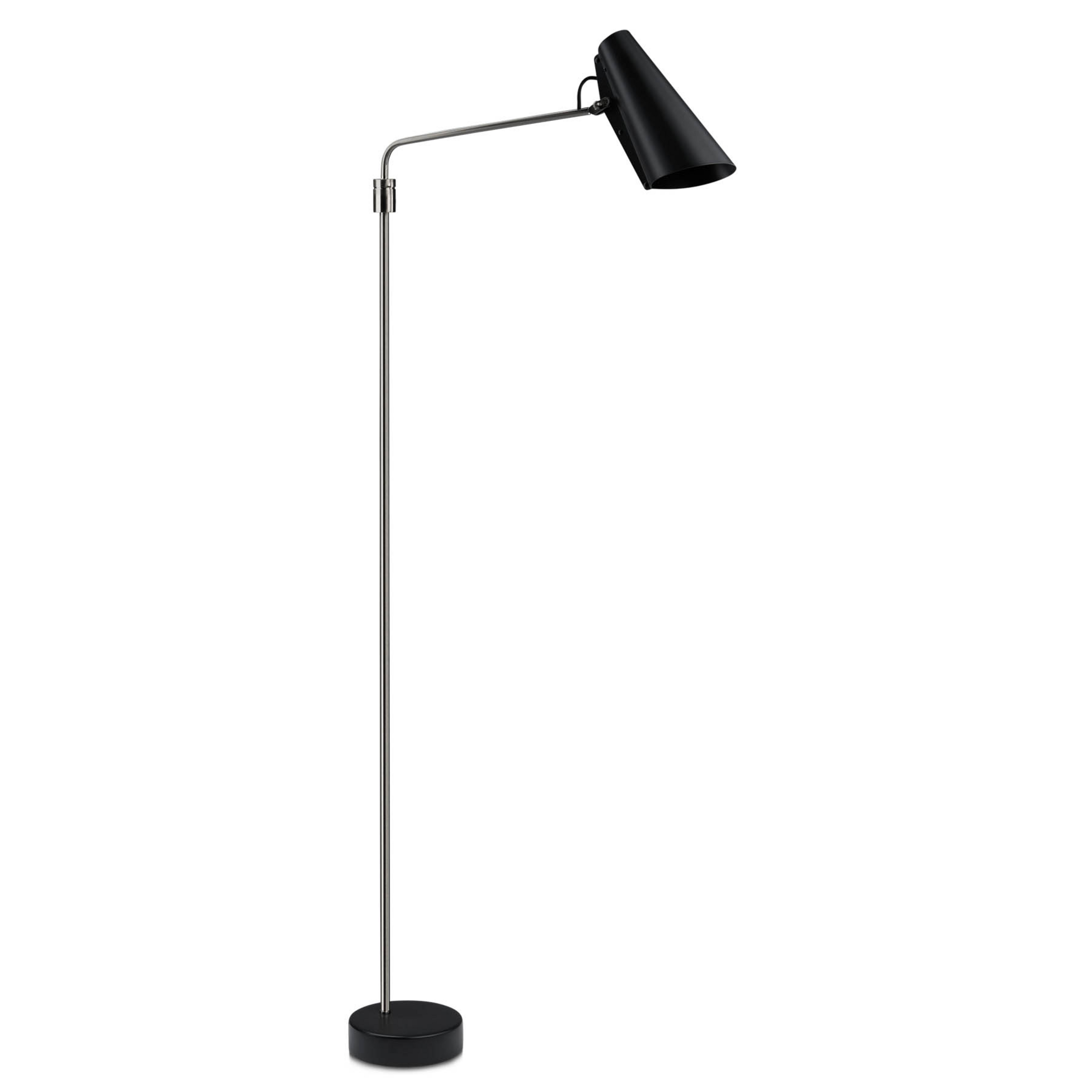 Birdy Lampadaire Swing Black/Steel - Northern